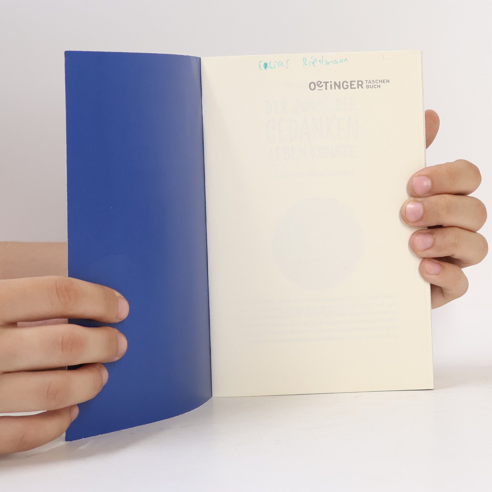 Kirsten Boie Der Junge, der Gedanken lesen konnte