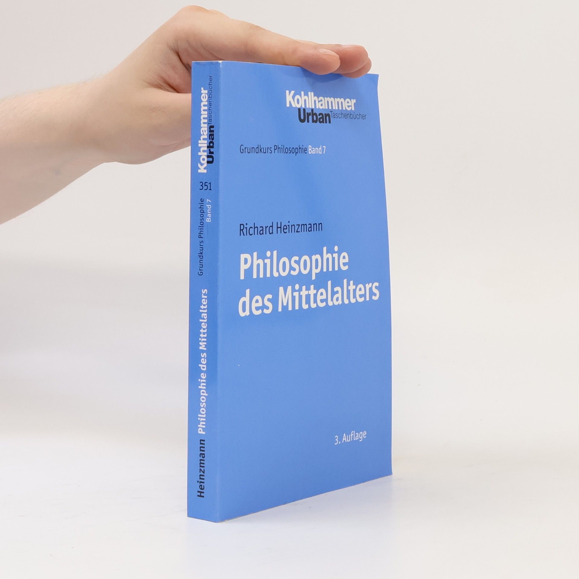 Richard Heinzmann Philosophie des Mittelalters