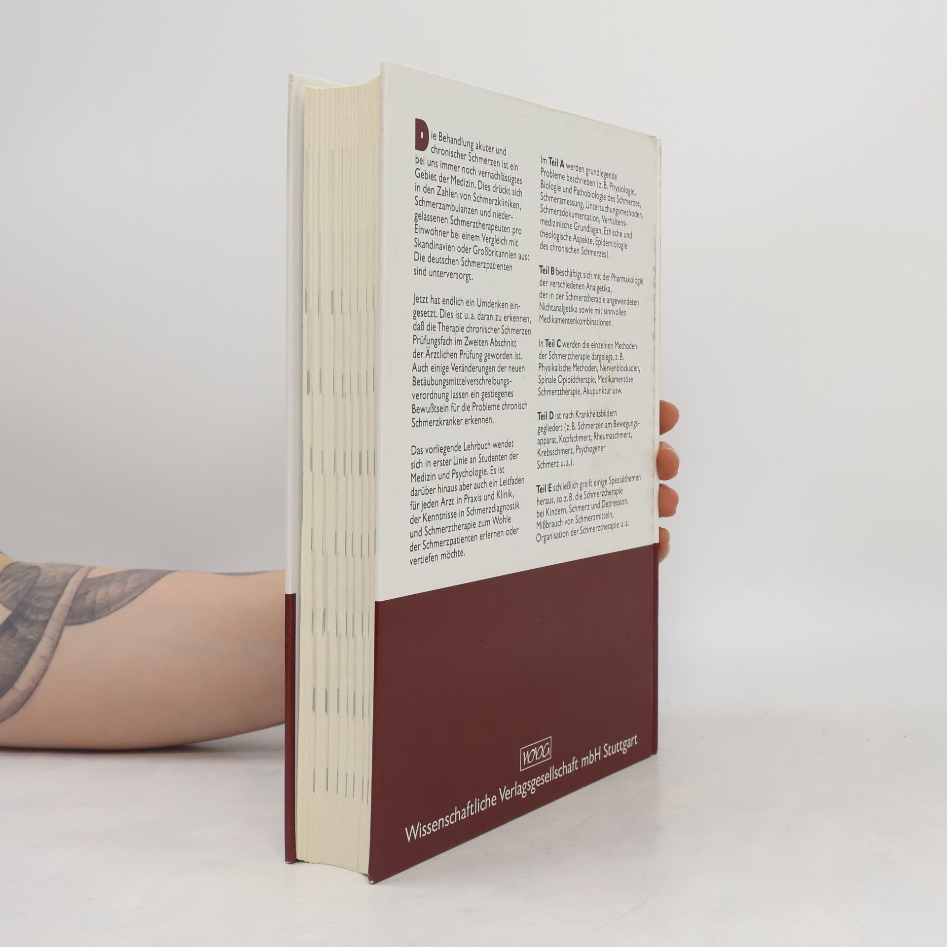 Michael Zenz Lehrbuch der Schmerztherapie