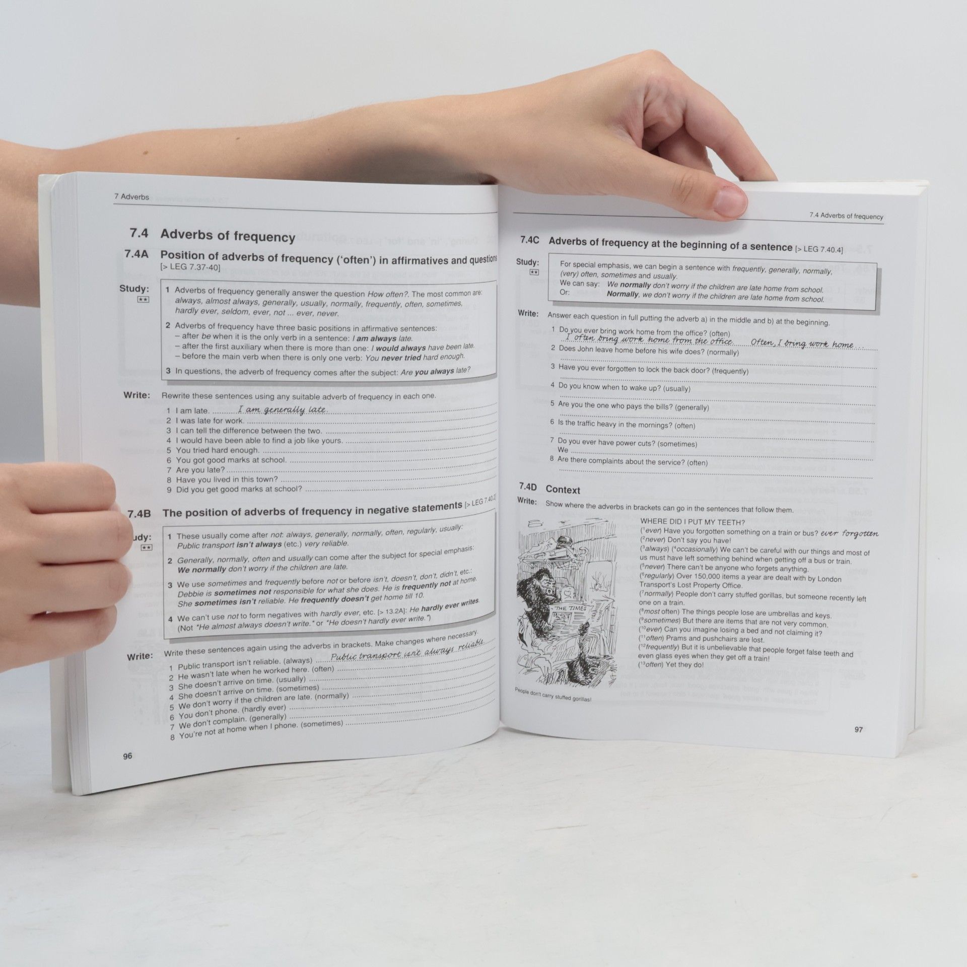 L. G. Alexander Longman English grammar practice for intermediate students