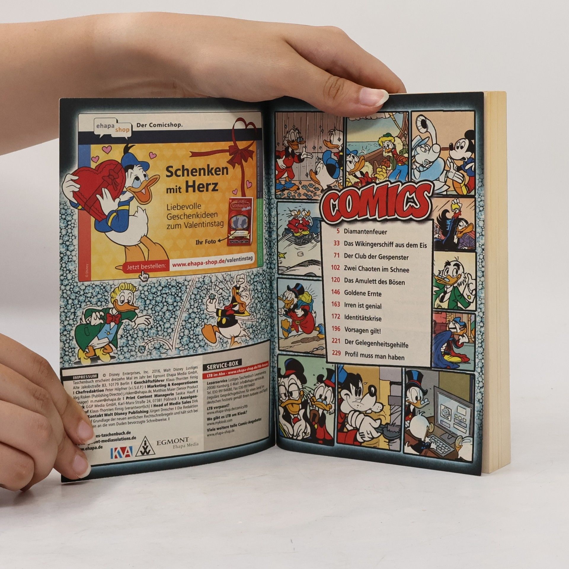 Walt Disney Lustiges Taschenbuch Nr. 477. Diamanten Feuer