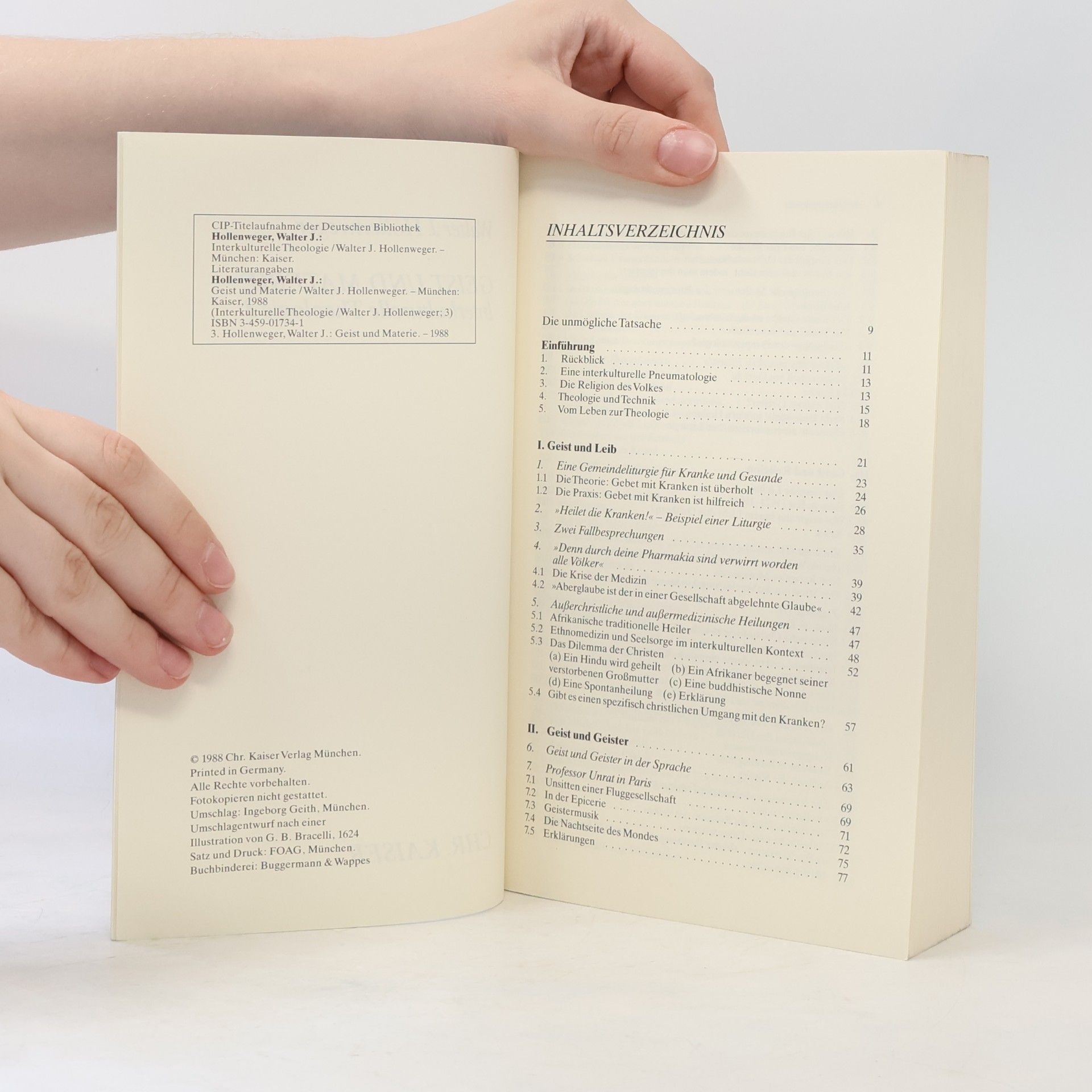 Walter J. Hollenweger Geist und Materie. Interkulturelle Theologie III