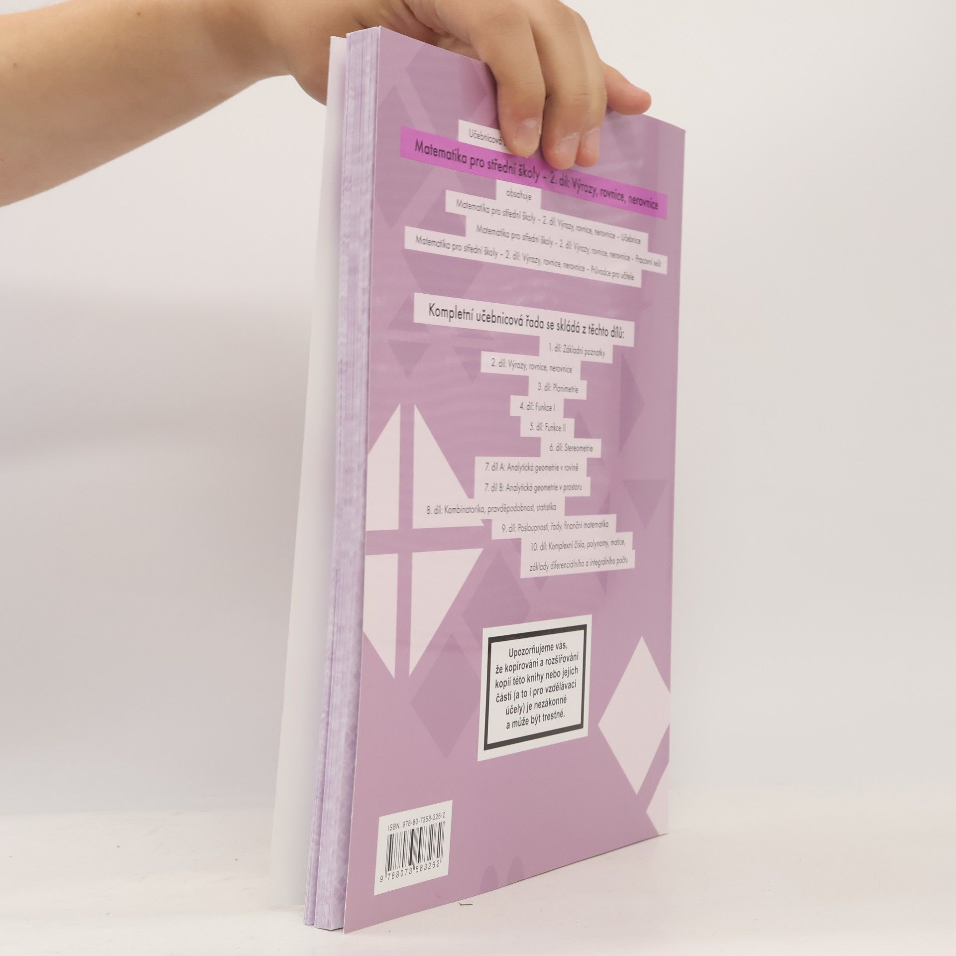 Autorenkollektiv Matematika pro střední školy 2. díl : pracovní sešit