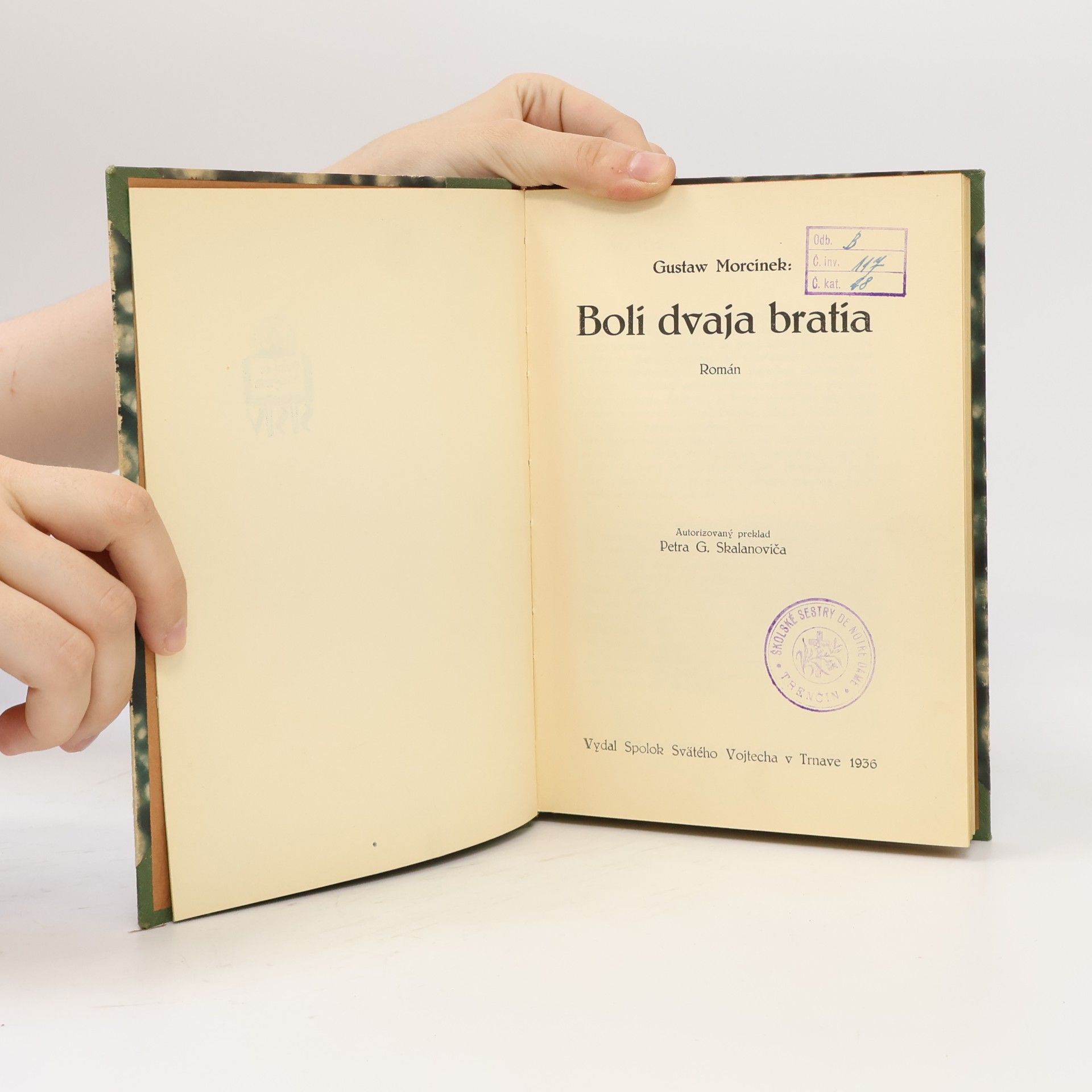 Gustaw Morcinek Boli dvaja bratia