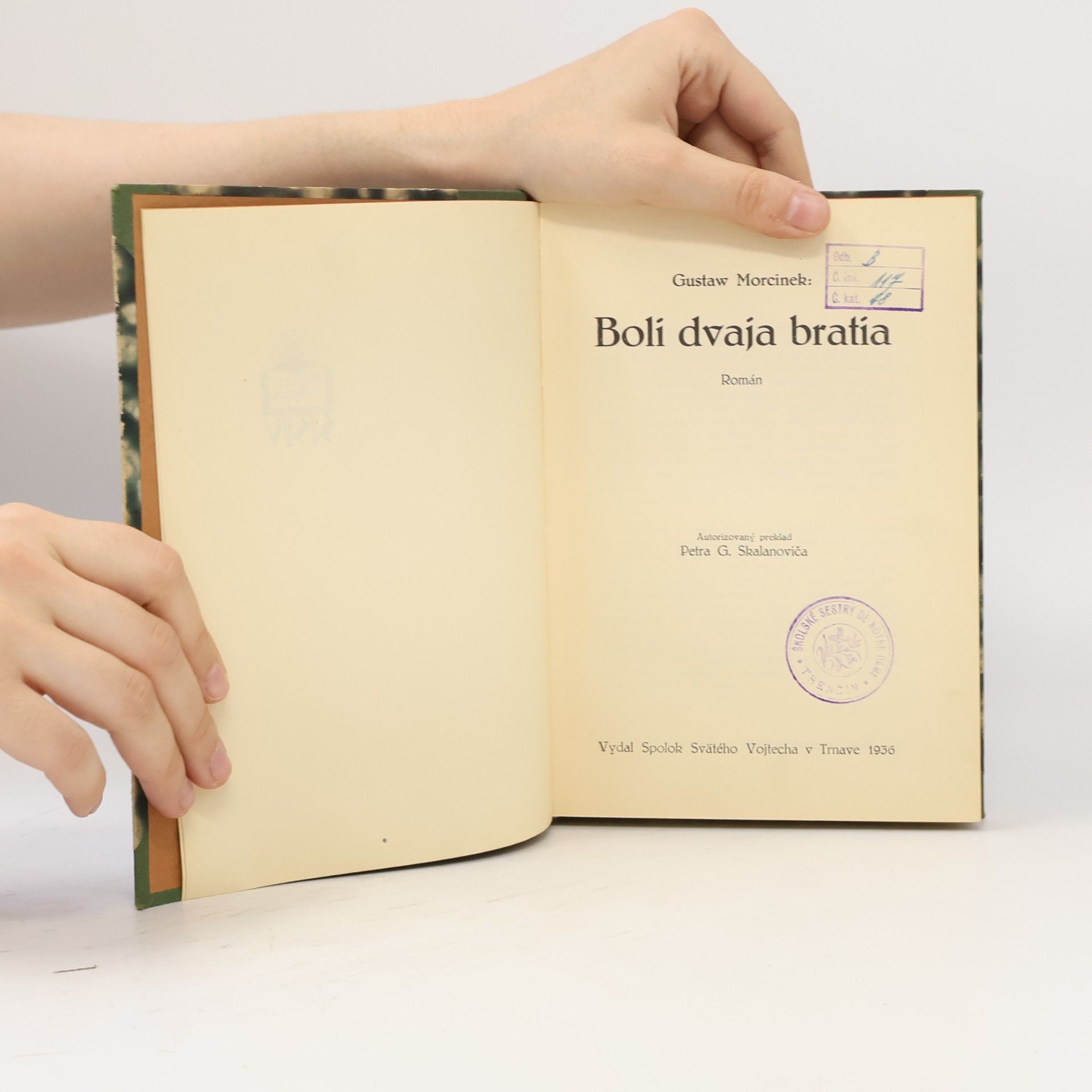 Gustaw Morcinek Boli dvaja bratia