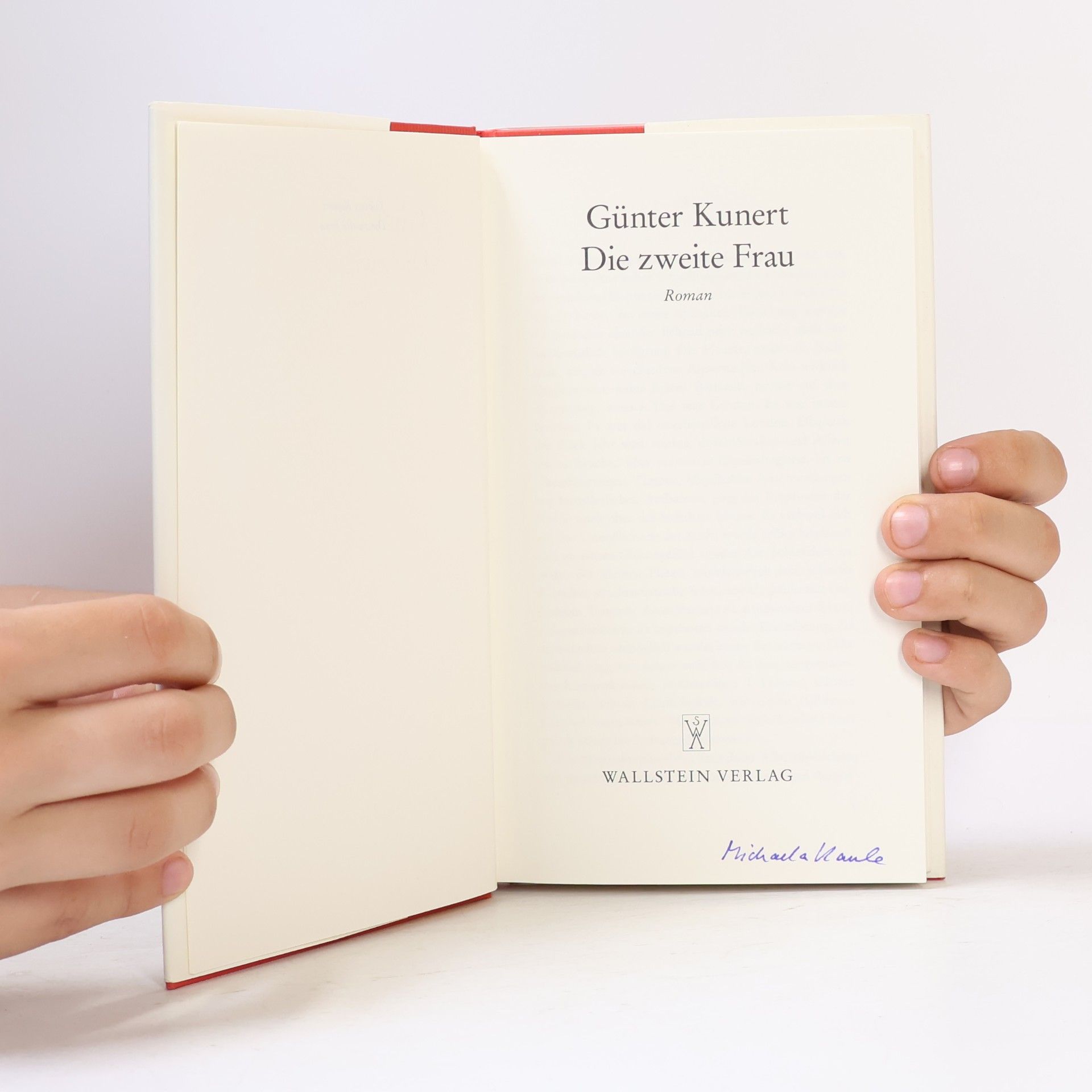 Günter Kunert Die zweite Frau