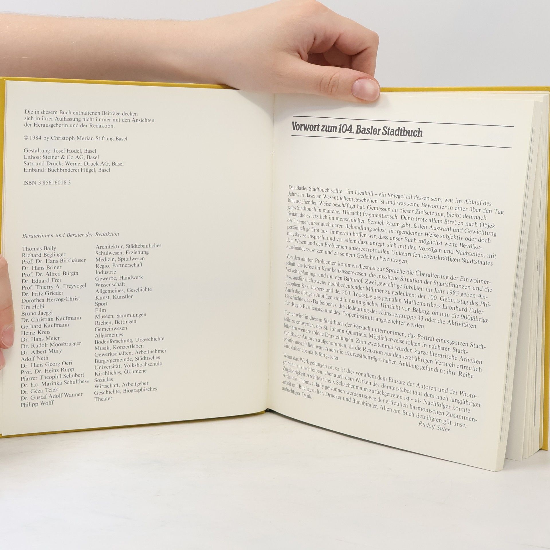 Autorenkollektiv Basler Stadtbuch 1983