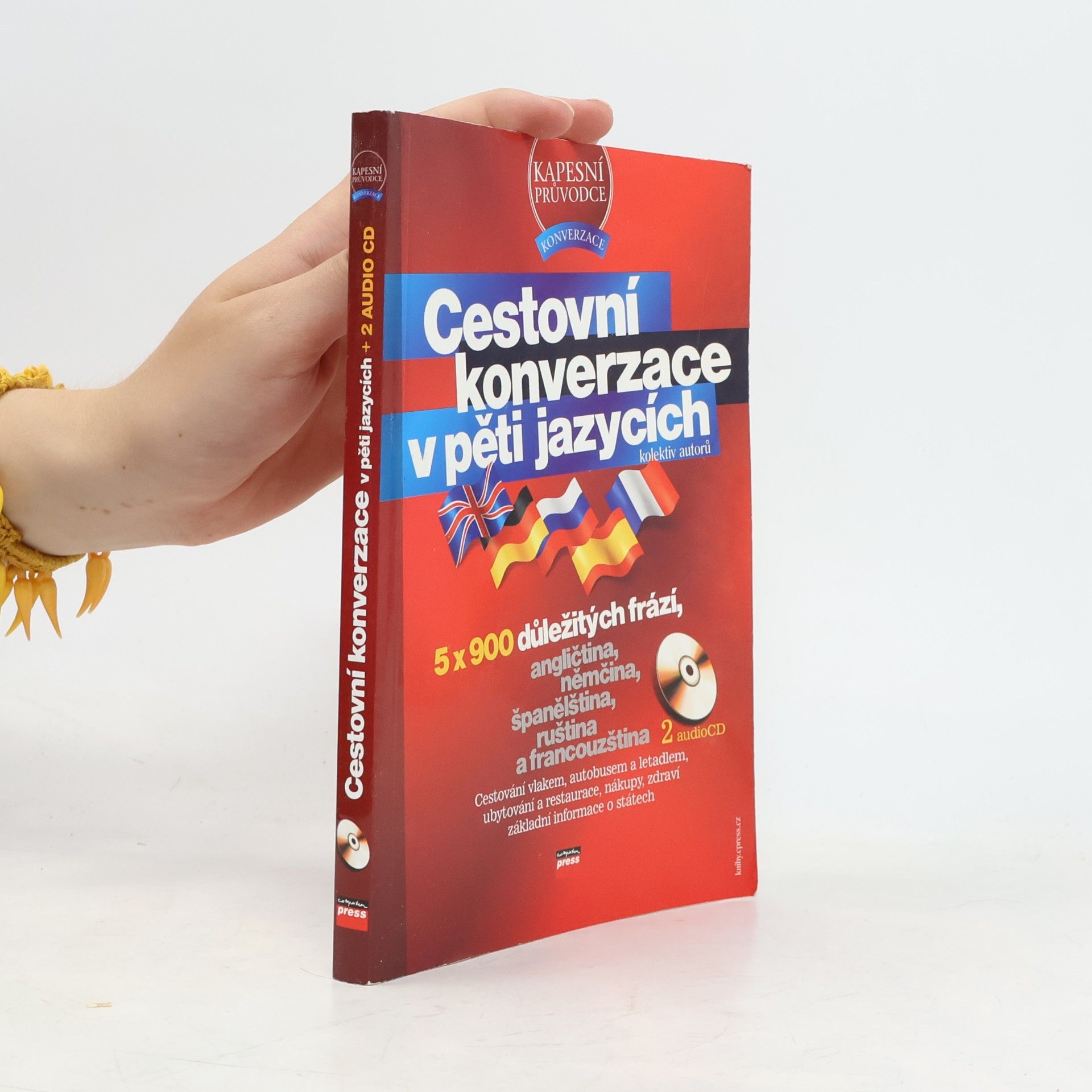 Various authors Cestovní konverzace v pěti jazycích : [angličtina, němčina, španělština, ruština a francouzština]