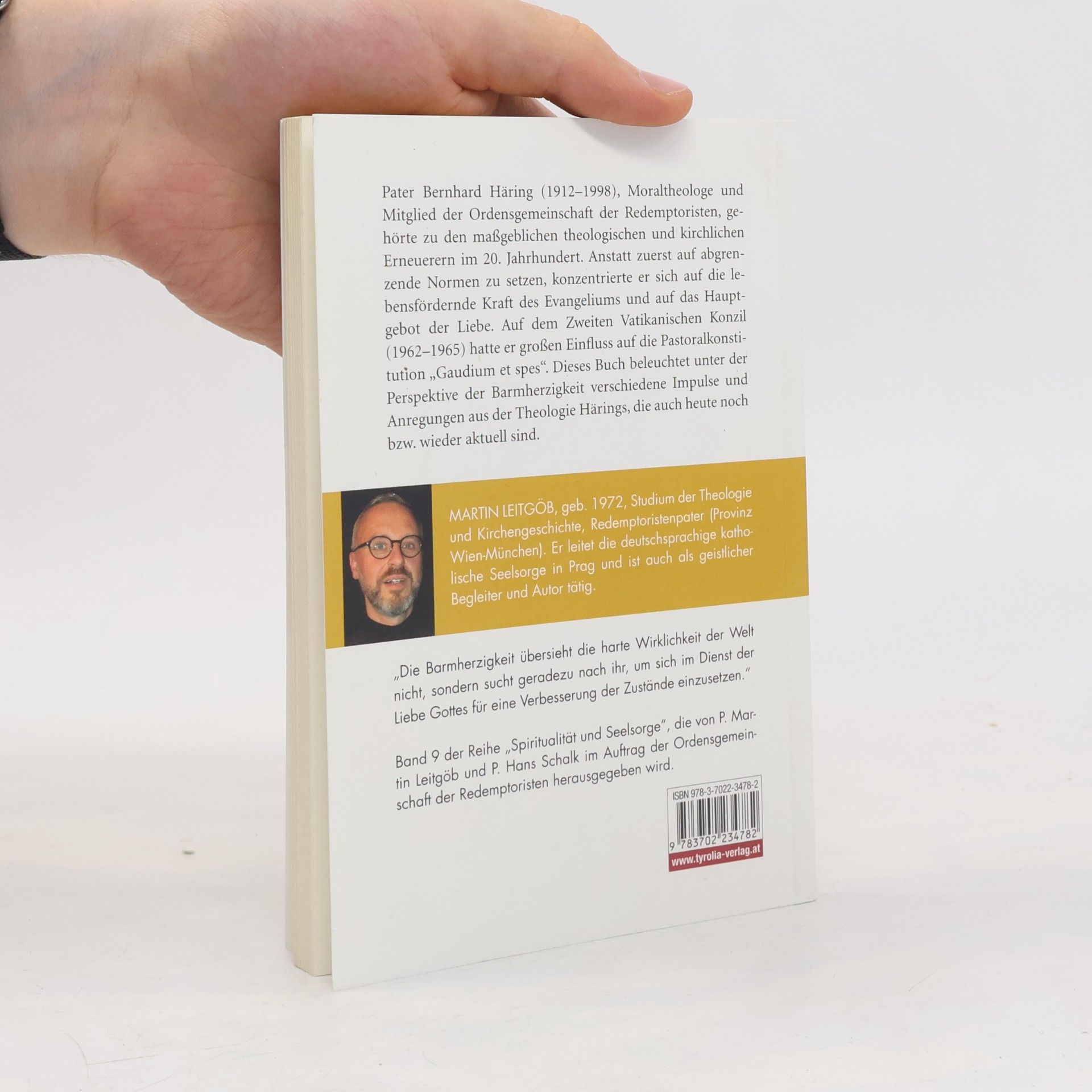 Martin Leitgöb Spiritualität und Seelsorge - 9: Bernhard Häring