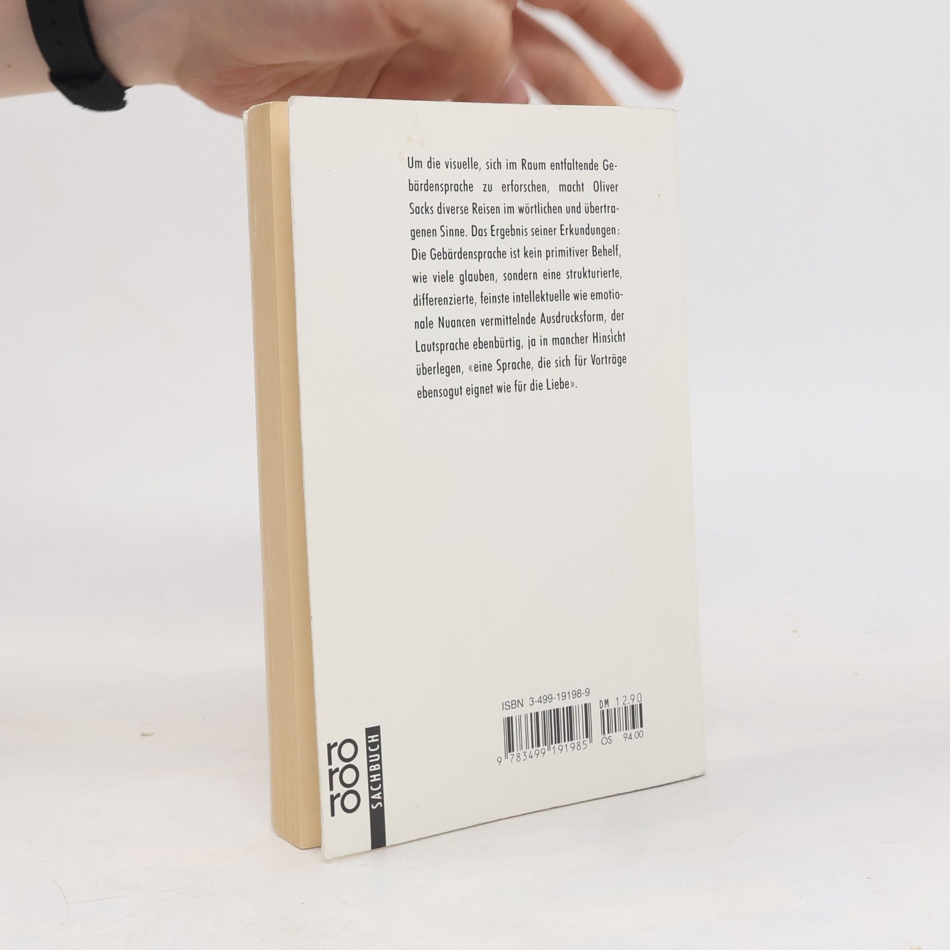 Oliver Sacks Stumme Stimmen