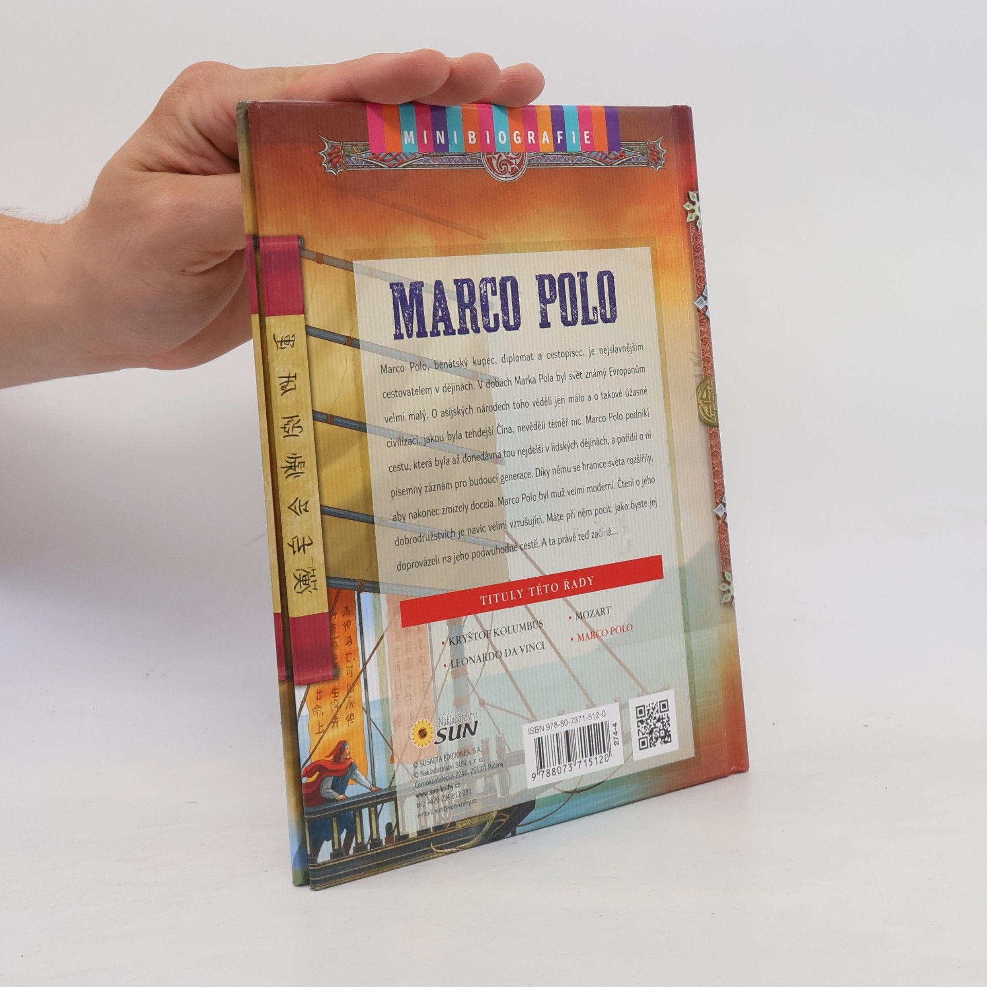 José Morán Marco Polo. Minibiografie cestovatele a přítele Velkého chána