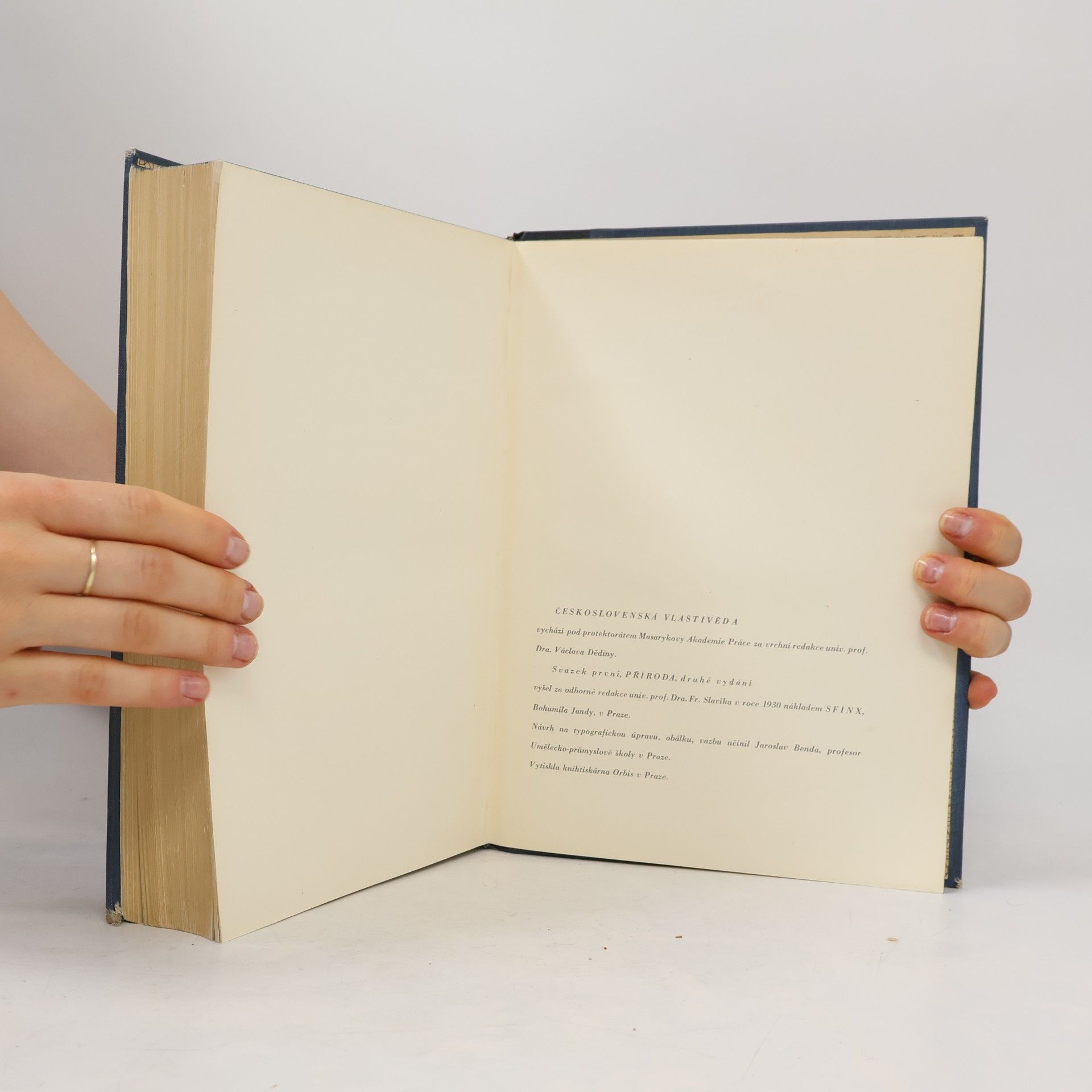 Various authors Československá vlastivěda díl I. Příroda