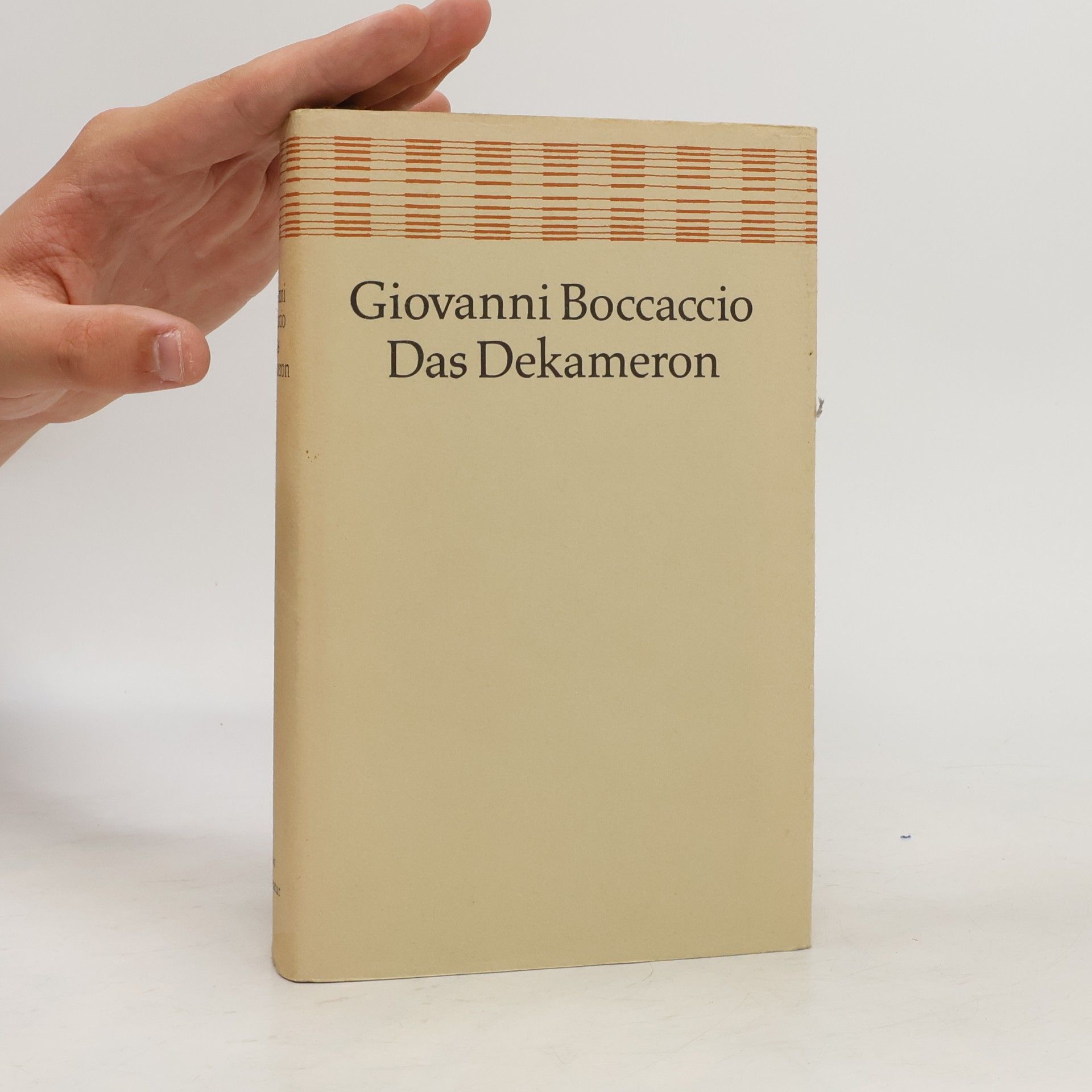 Giovanni Boccaccio Das Dekameron