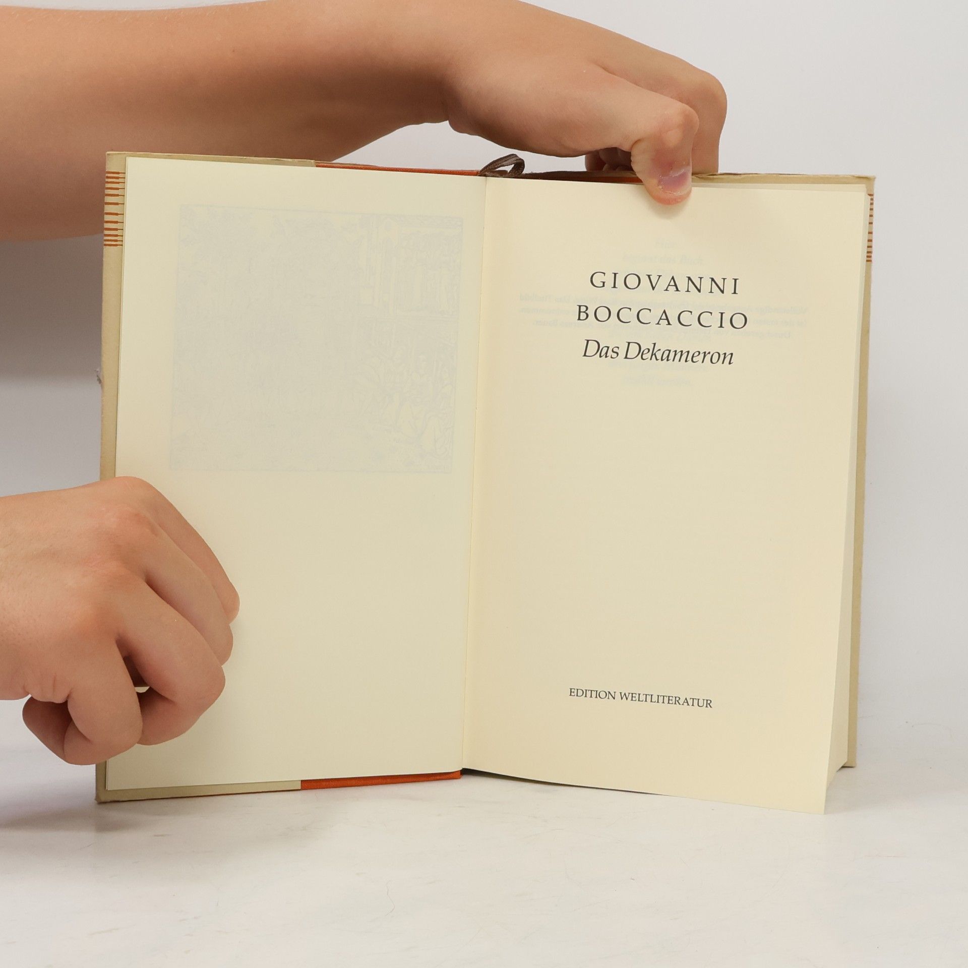Giovanni Boccaccio Das Dekameron
