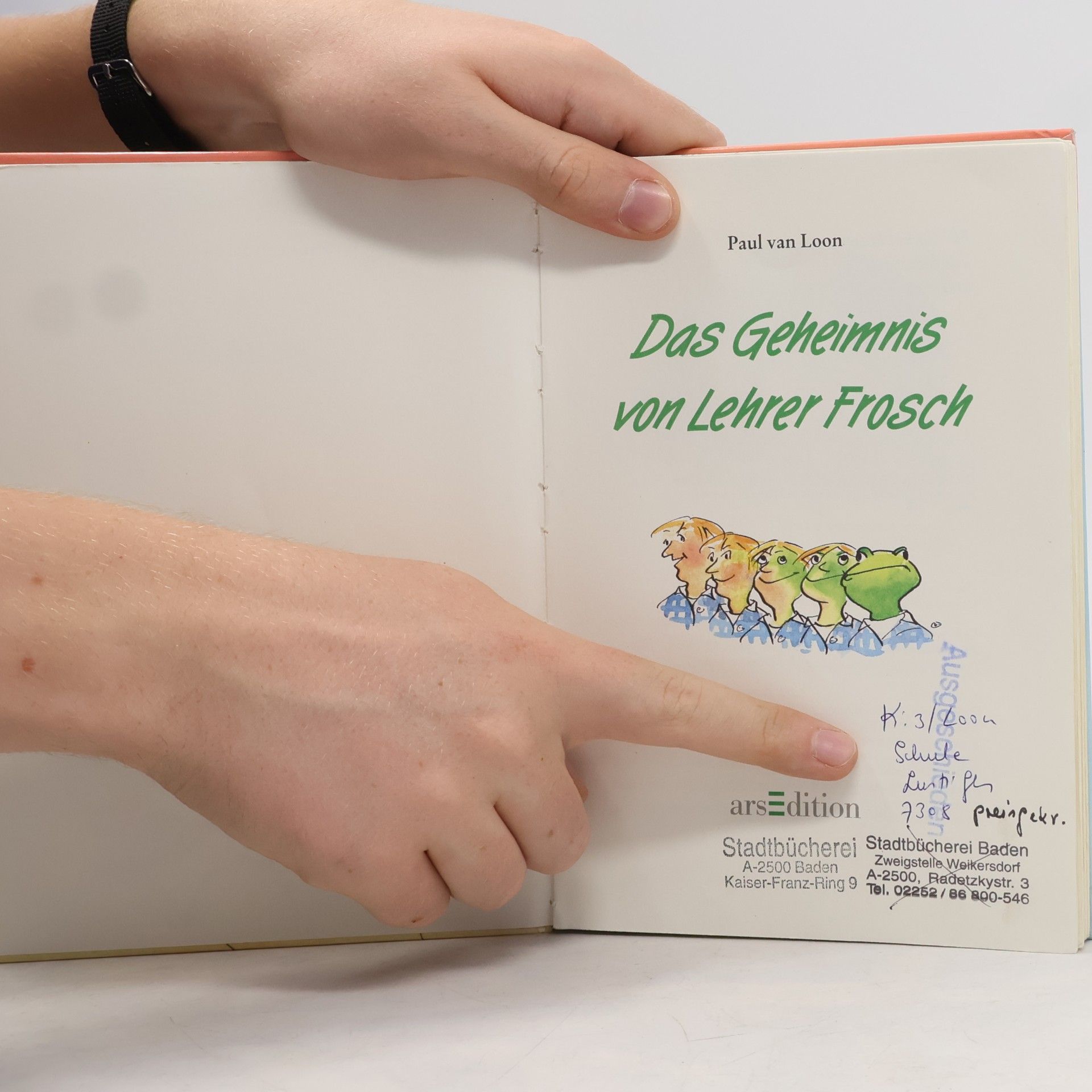 Paul van Loon Das Geheimnis von Lehrer Frosch
