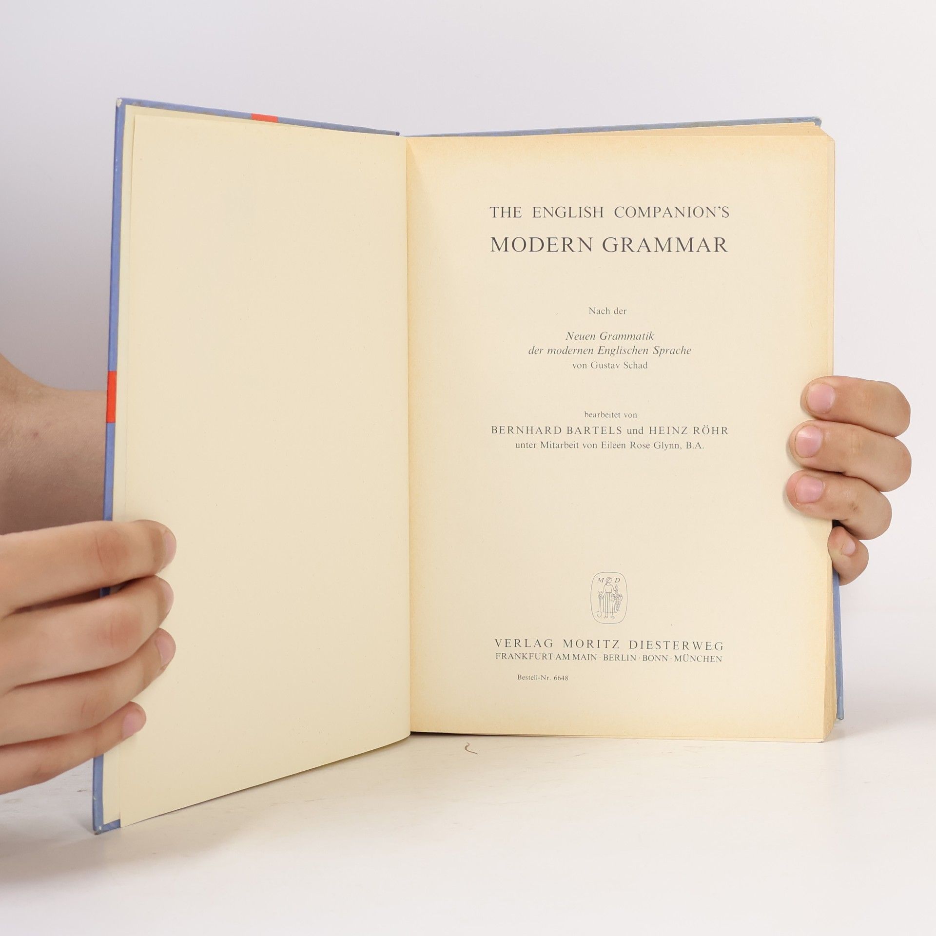 Bernhard Bartels The English Companion's Modern Grammar