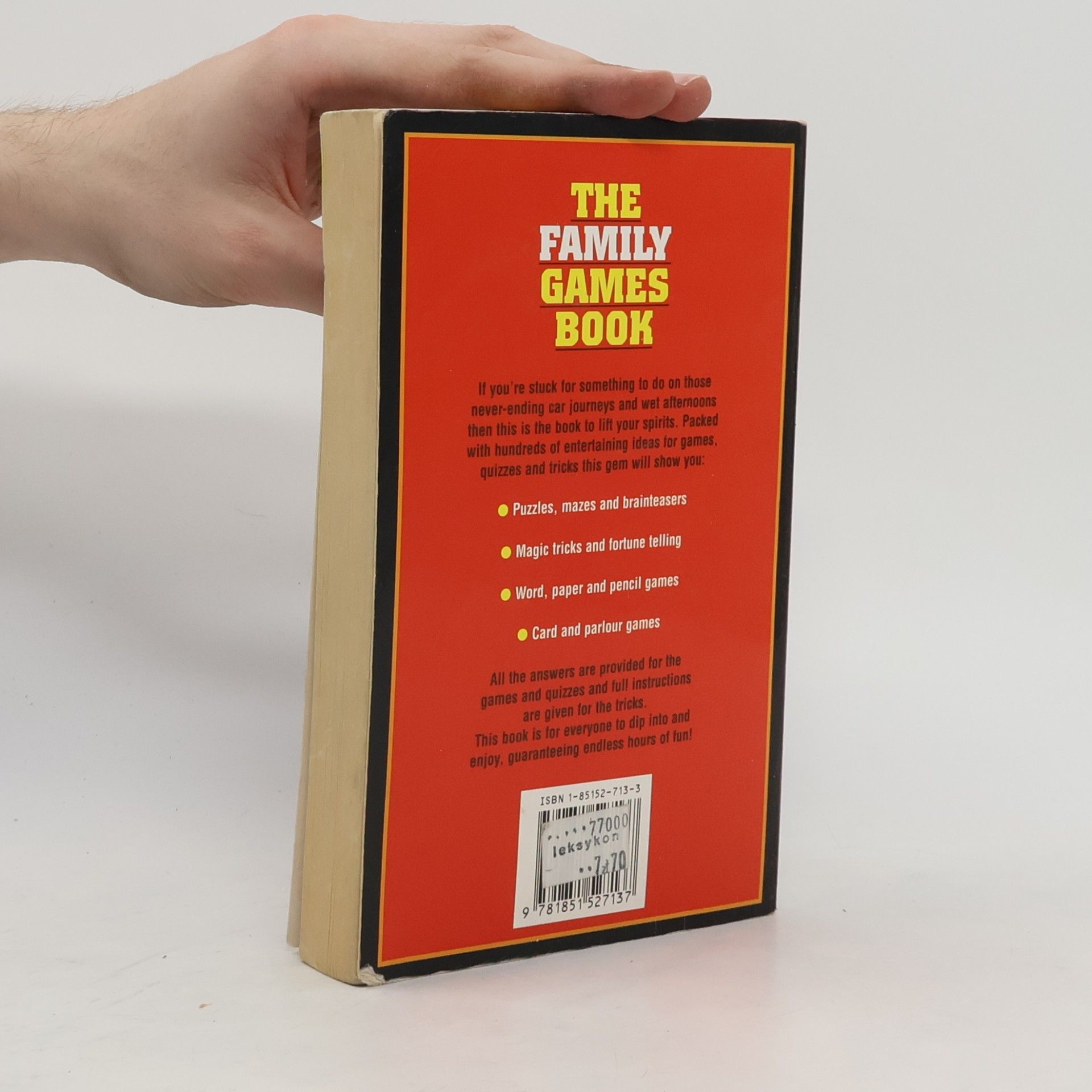 Gyles Brandreth The Family Games Book