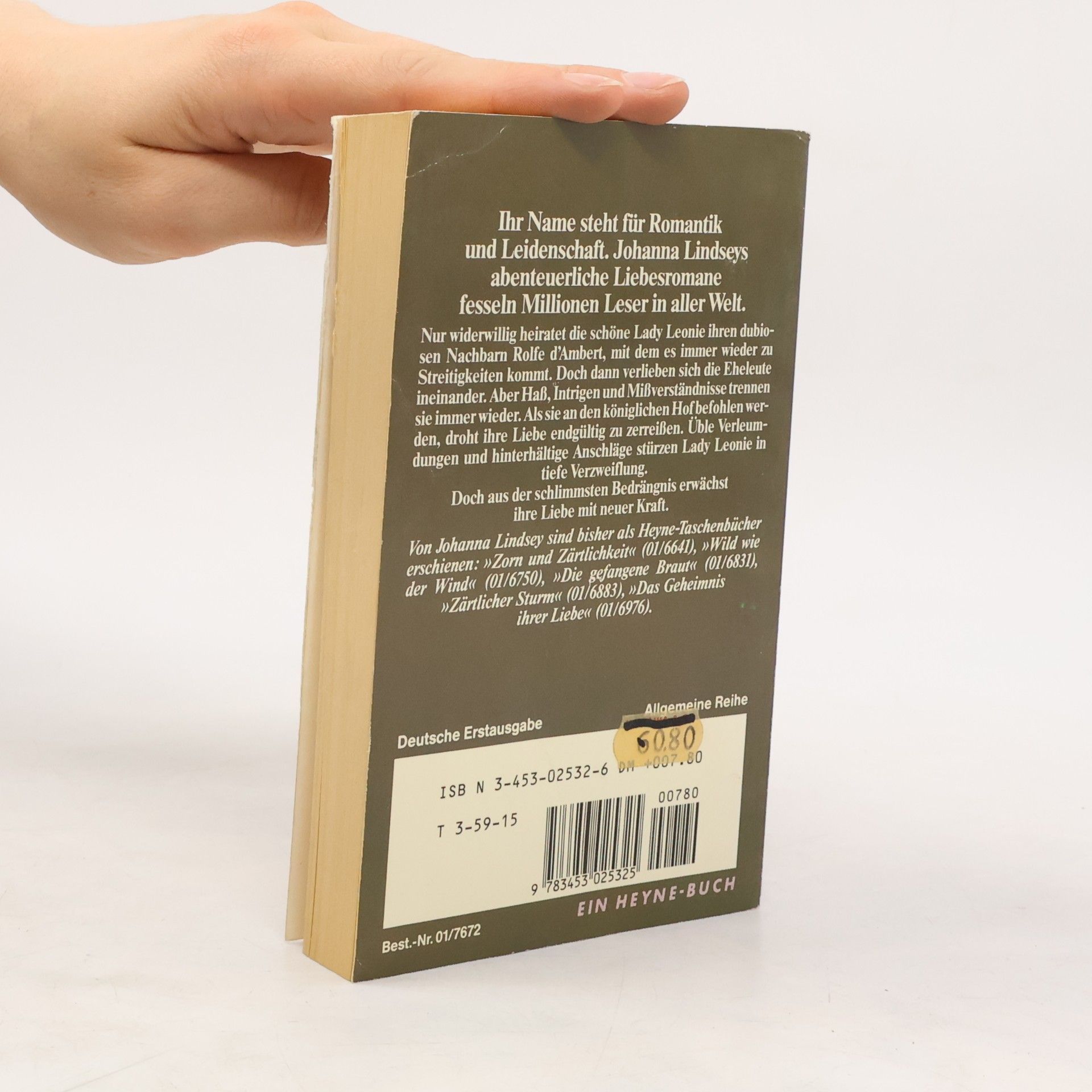 Johanna Lindsey Wenn die Liebe erwacht