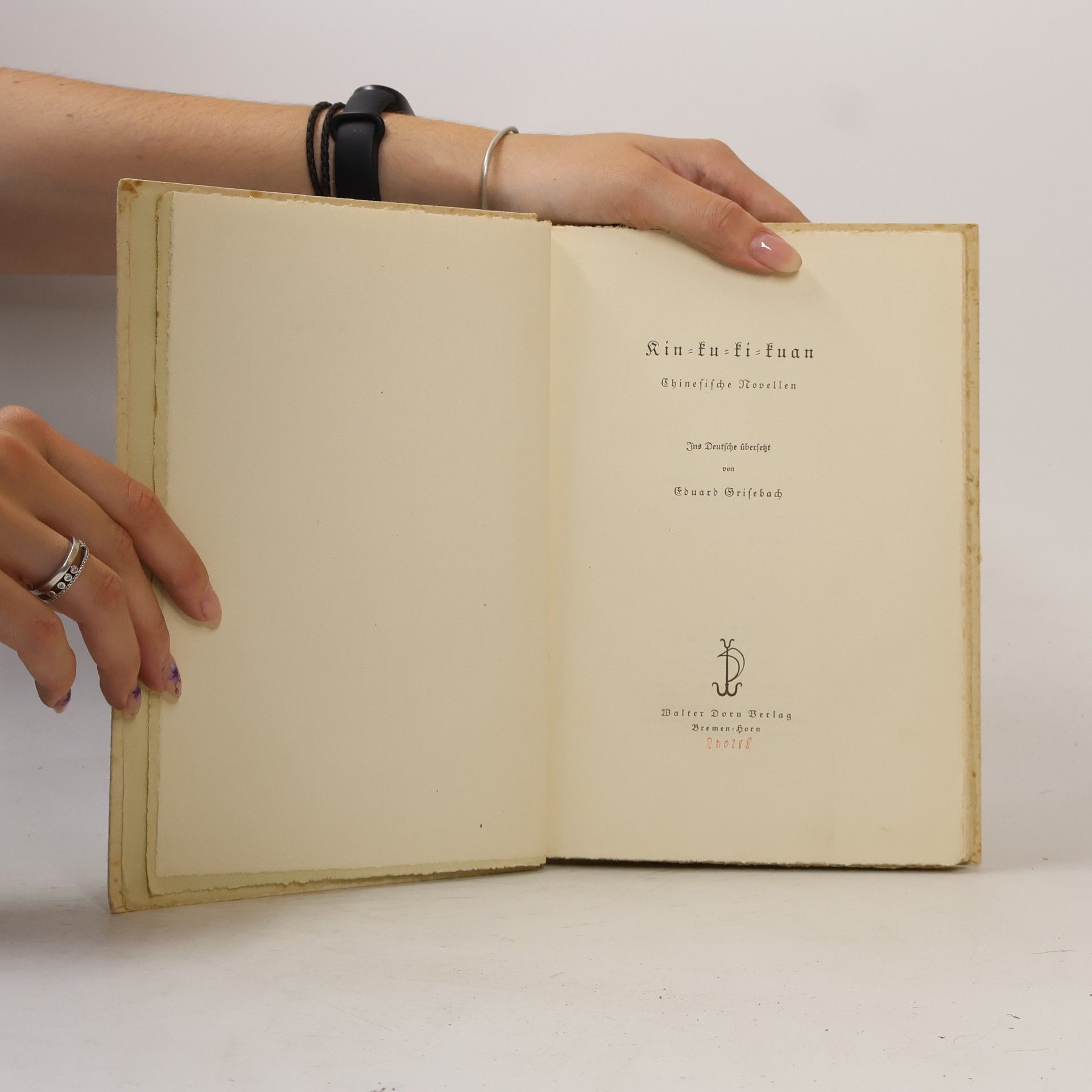 Eduard Grisebach Kin-ku-ki-kuan: Chinesische Novellen