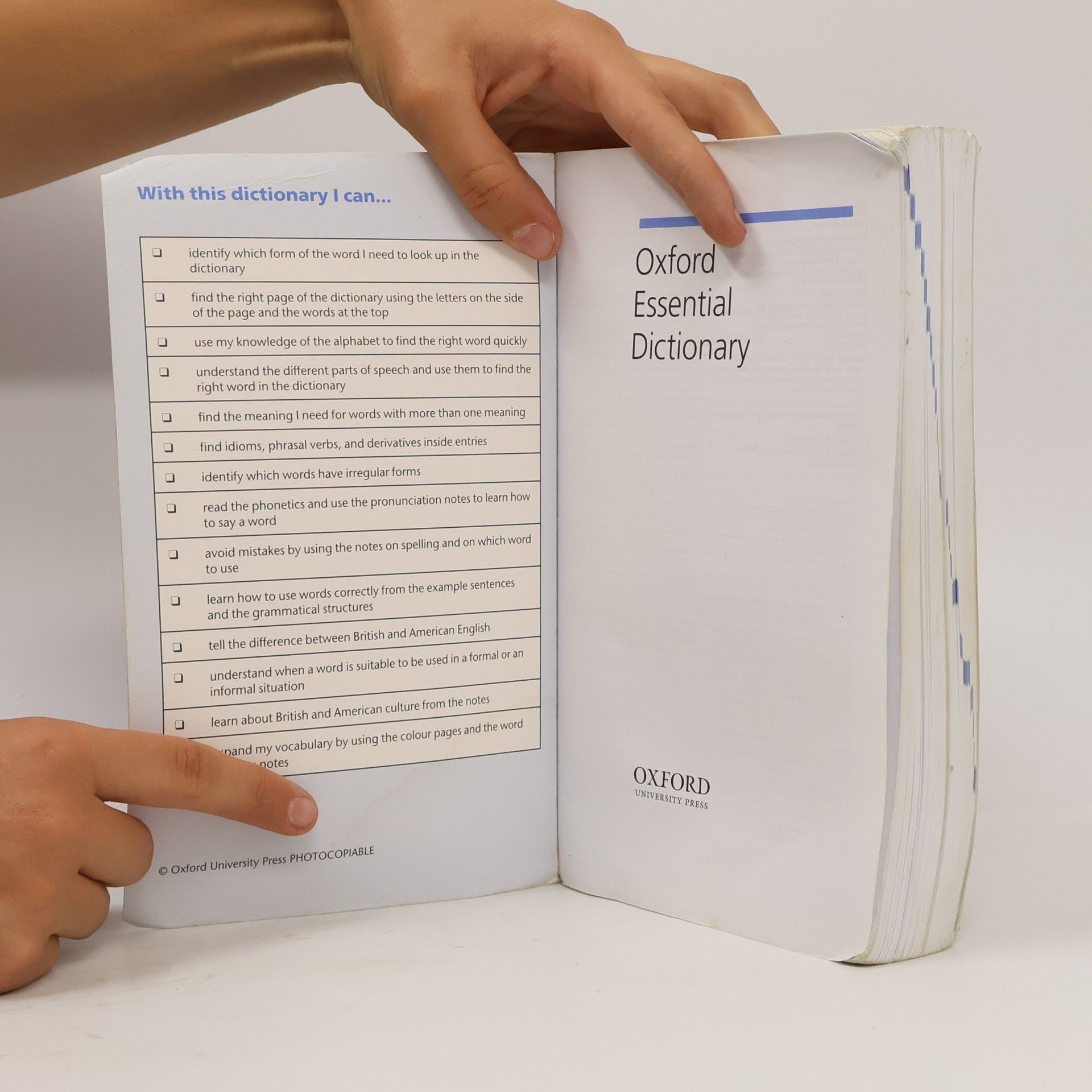 Alison Waters Oxford essential dictionary