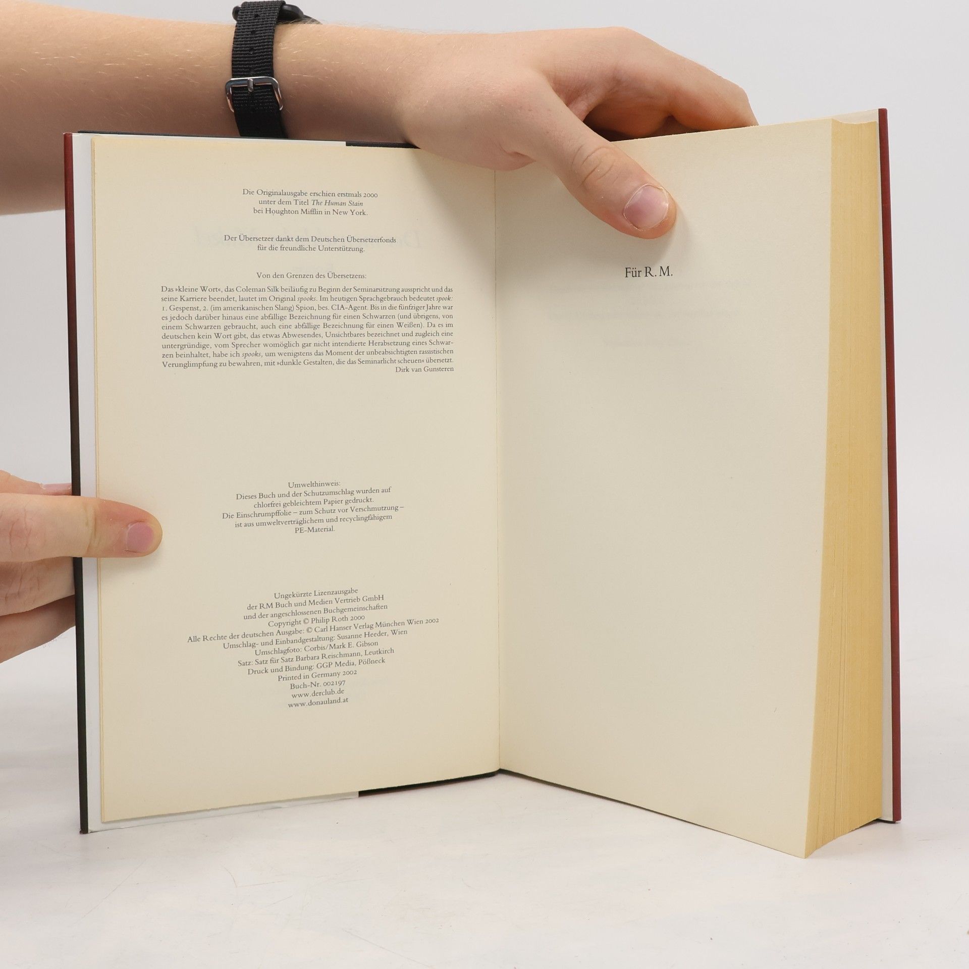 Philip Roth Der menschliche Makel