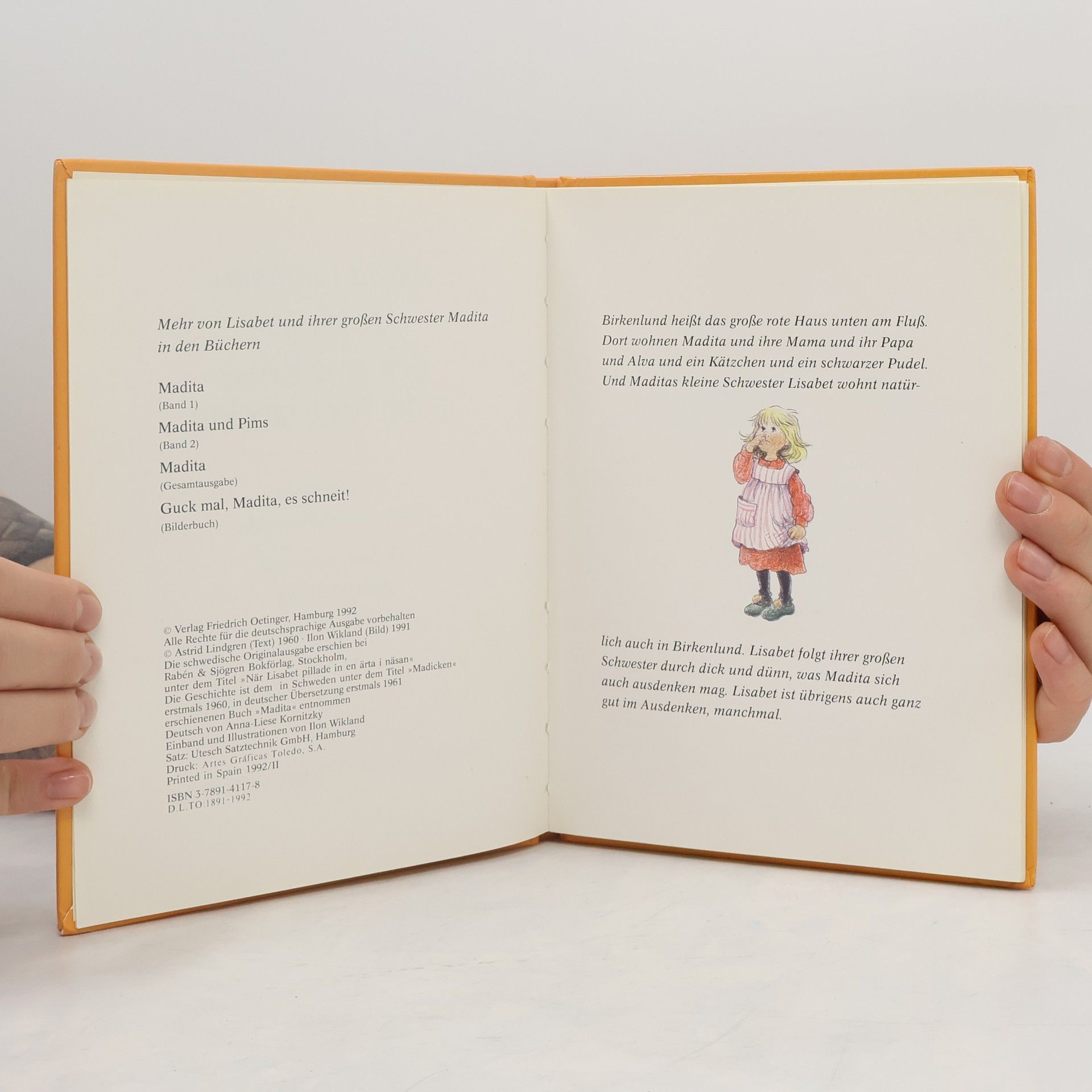 Astrid Lindgren Als Lisabeth sich eine Erbse in die Nase steckte