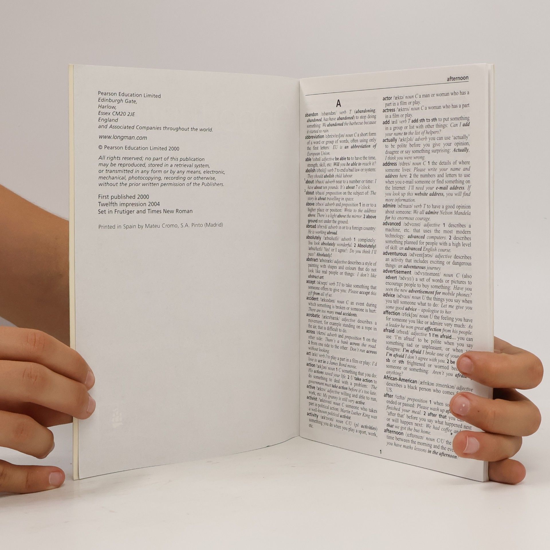 Christina Ruse Opportunities. Pre-Intermediate Mini-Dictionary