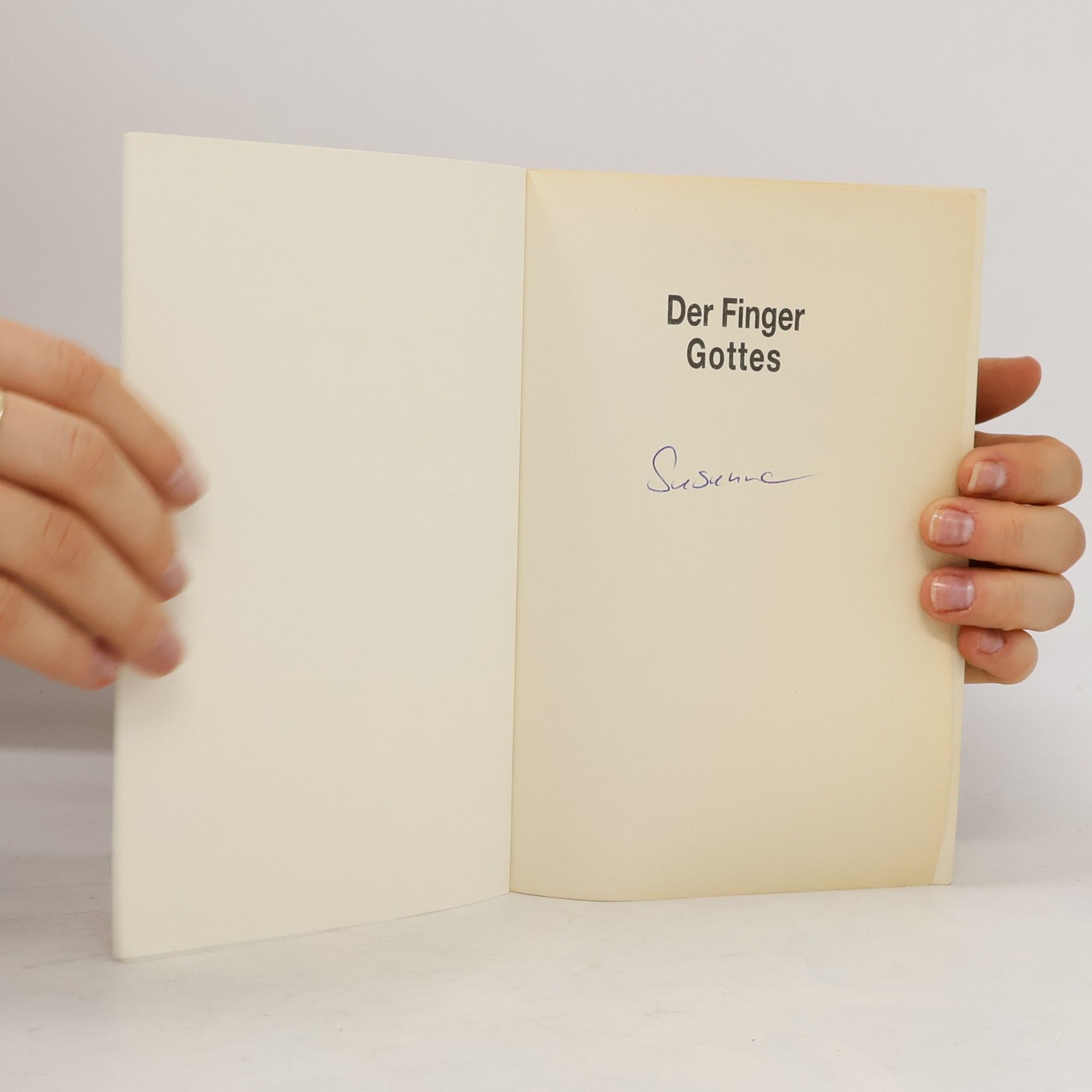 Andreas Franz Der Finger Gottes