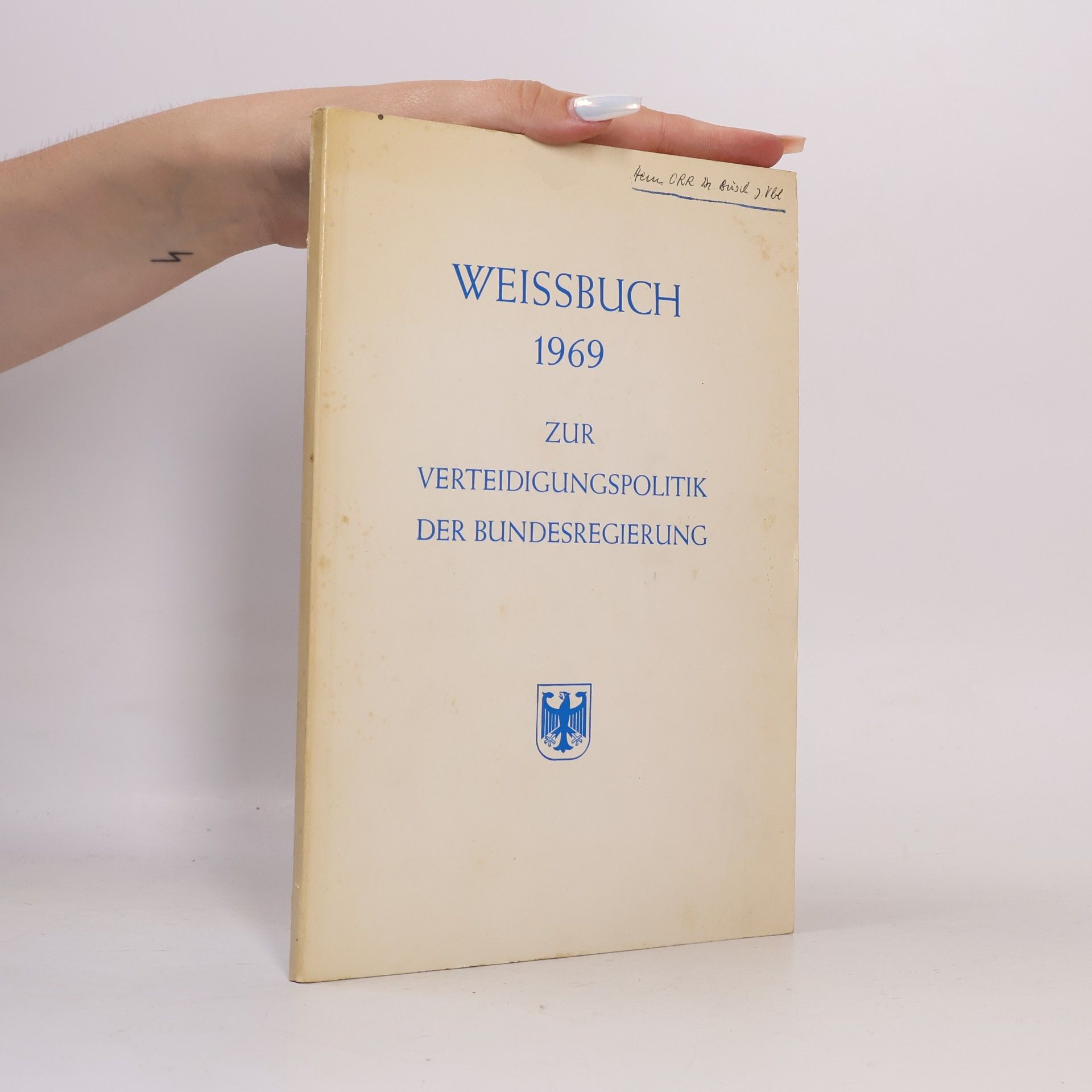 Collectif d'auteurs Weissbuch 1969