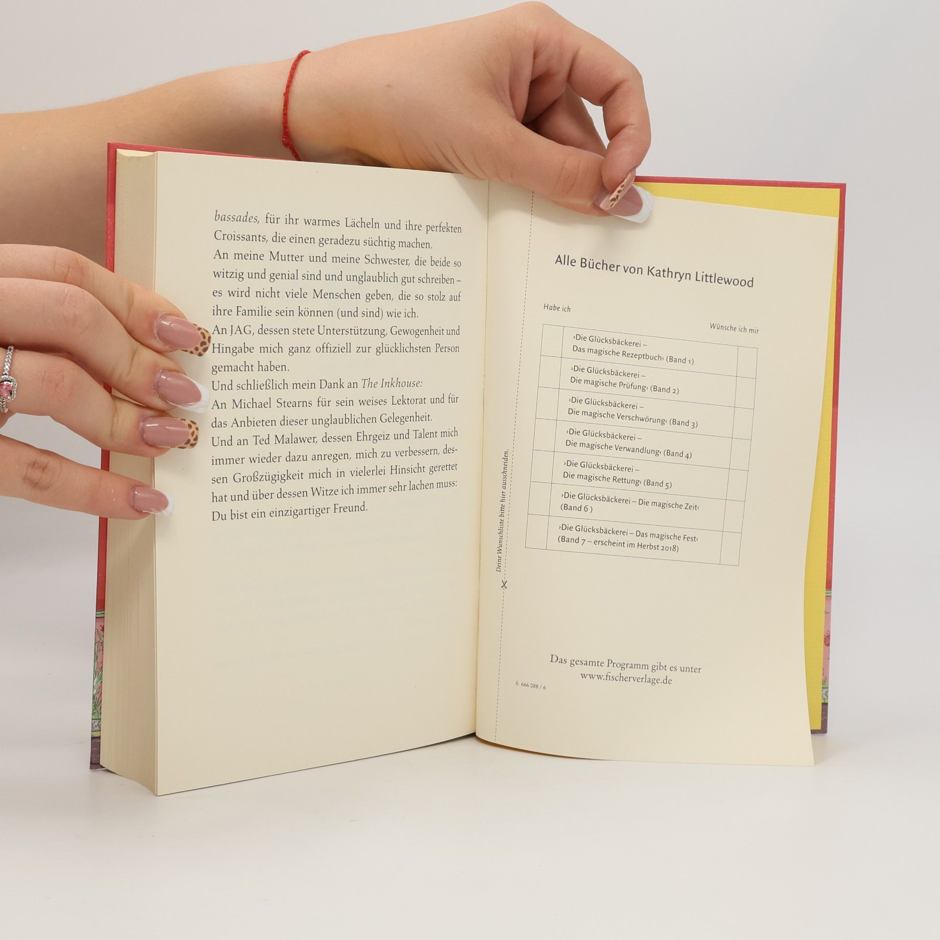 Kathryn Littlewood Die Glücksbäckerei - Das magische Rezeptbuch