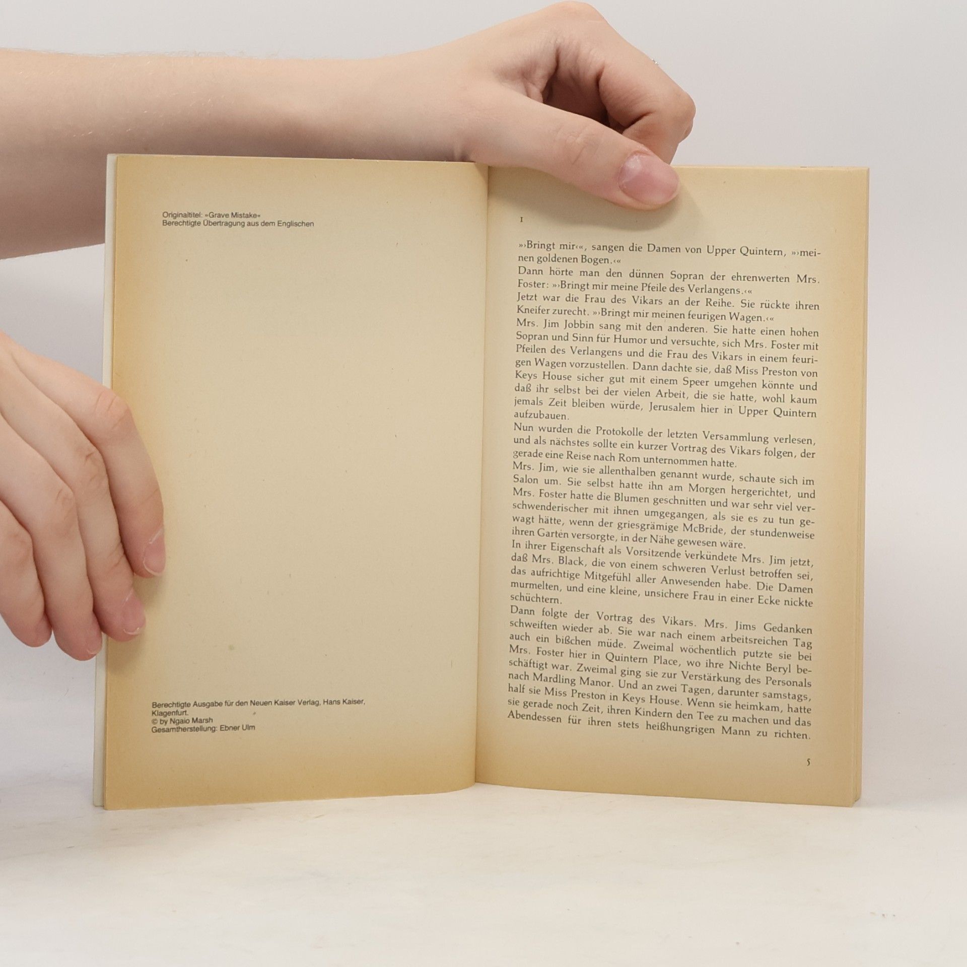 Ngaio Marsh Zwischen Sarg und Grube