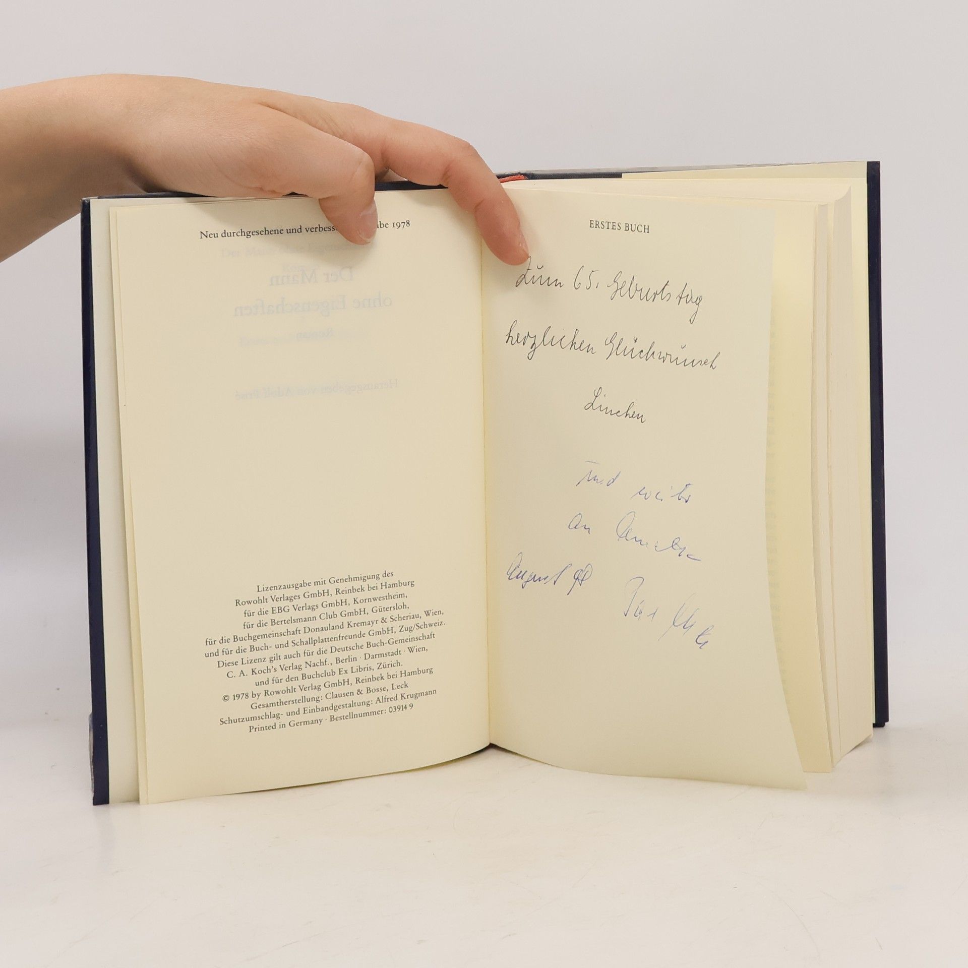 Robert Musil Der Mann ohne Eigenschaften 1