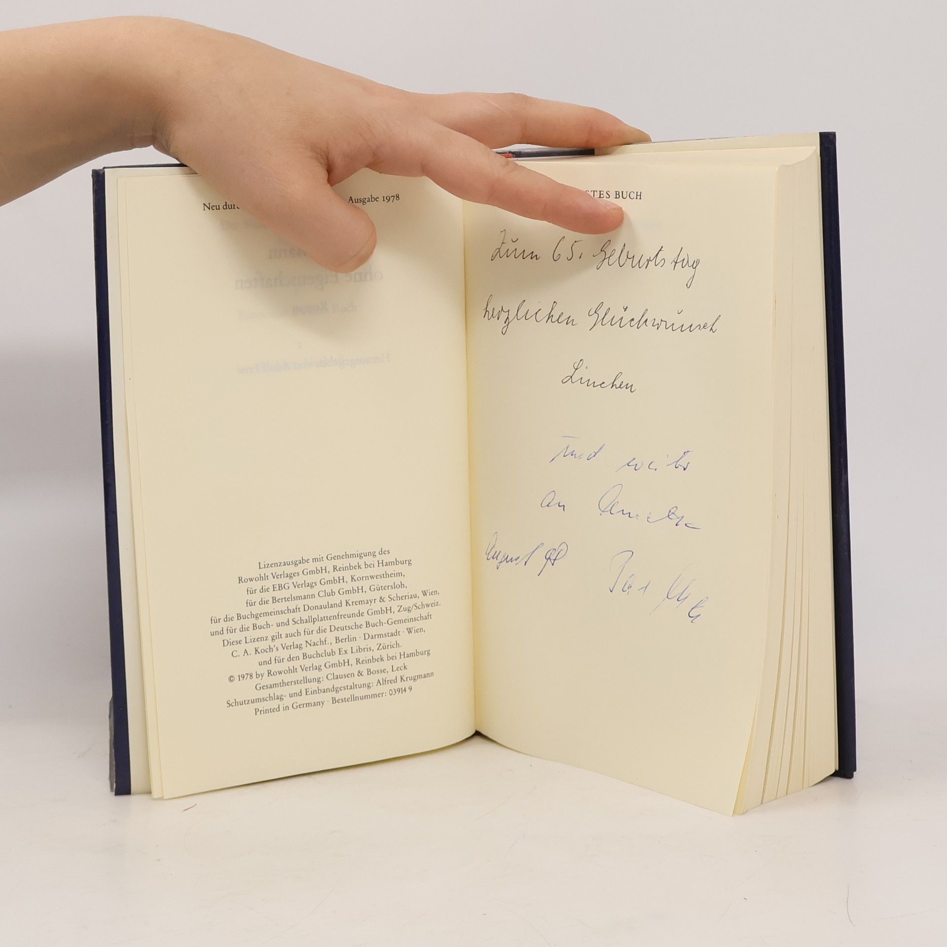 Robert Musil Der Mann ohne Eigenschaften 1