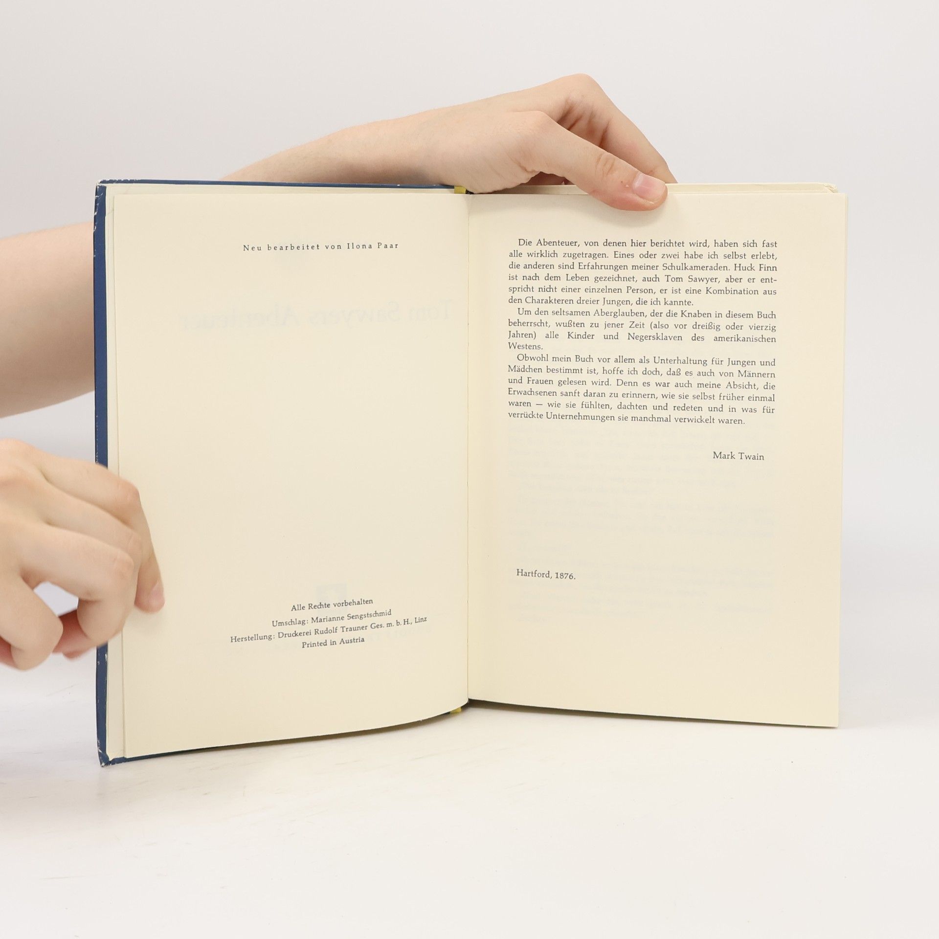 Mark Twain Die Abenteuer des Tom Sawyer