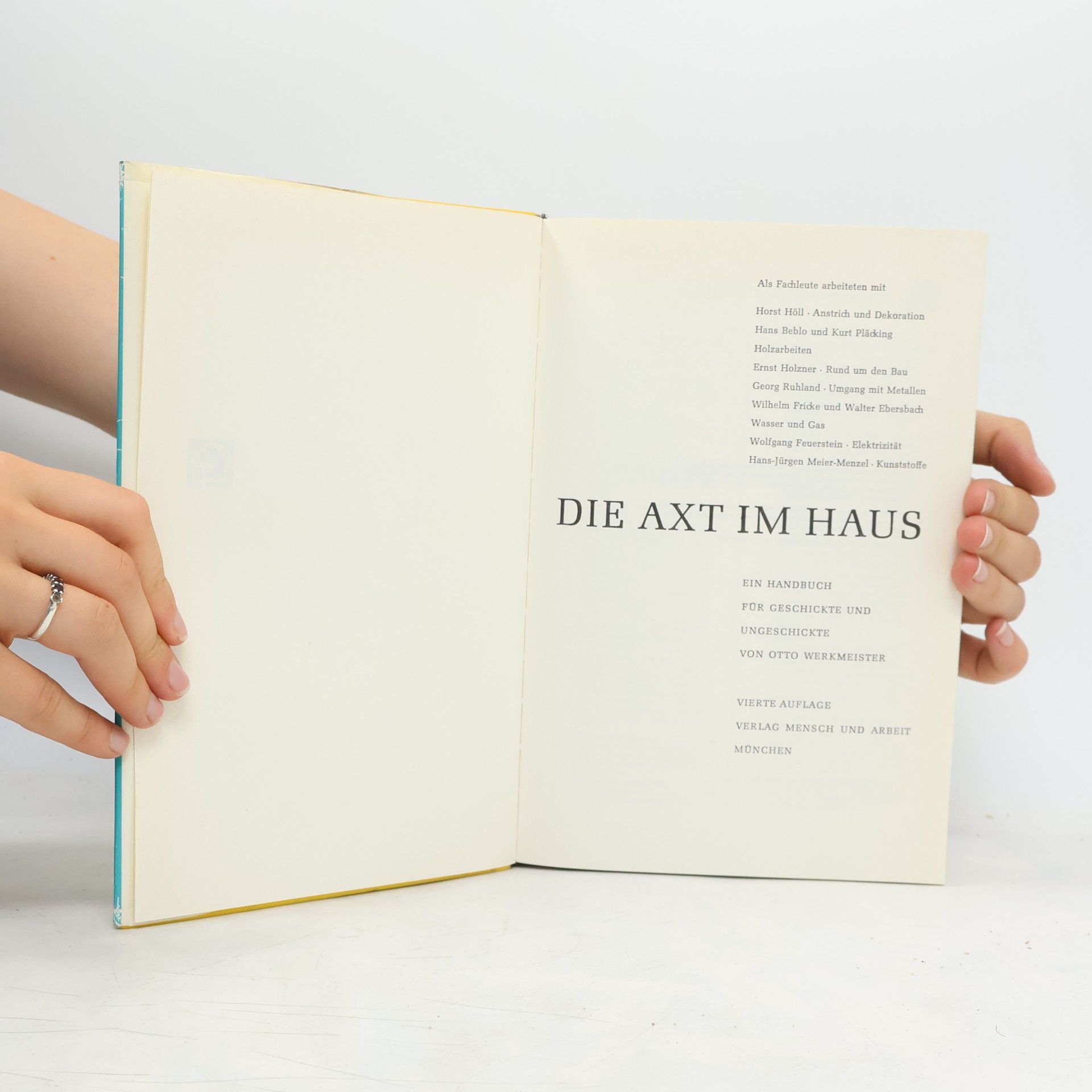 Otto Werkmeister Die axt im Haus