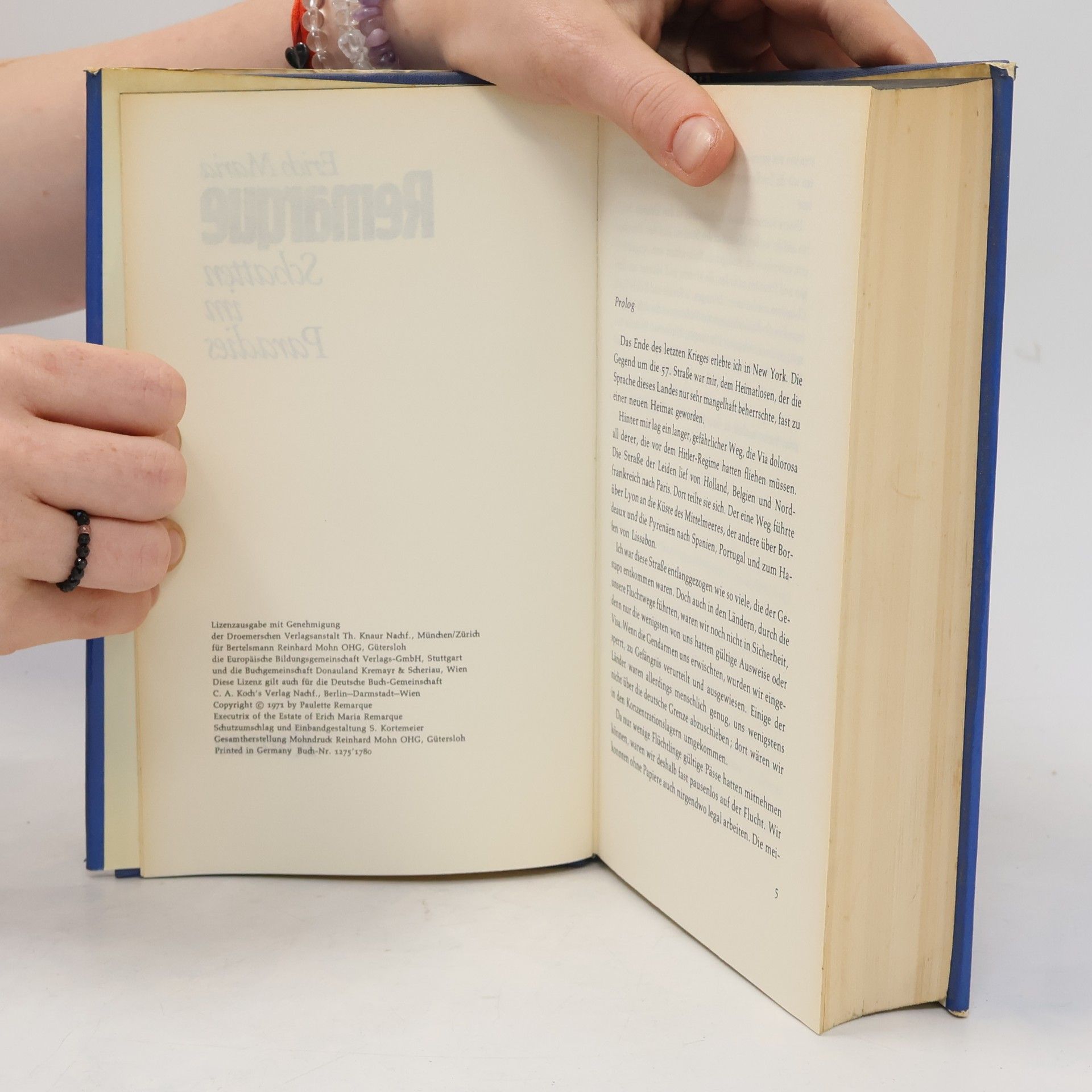 Erich Maria Remarque Schatten im Paradies
