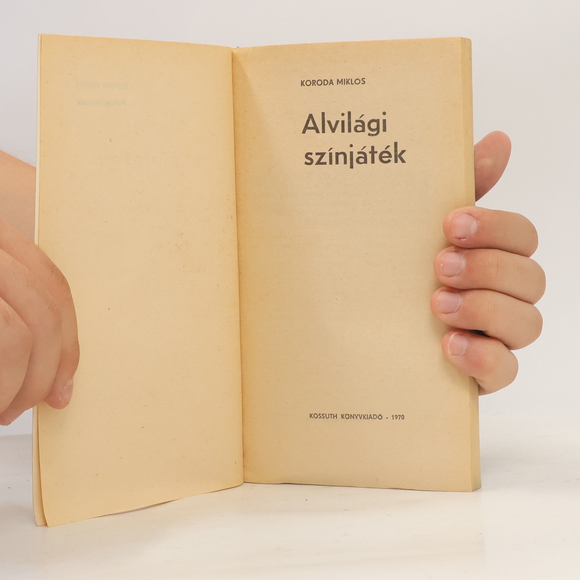 Koroda Miklós Alvilági színjáték