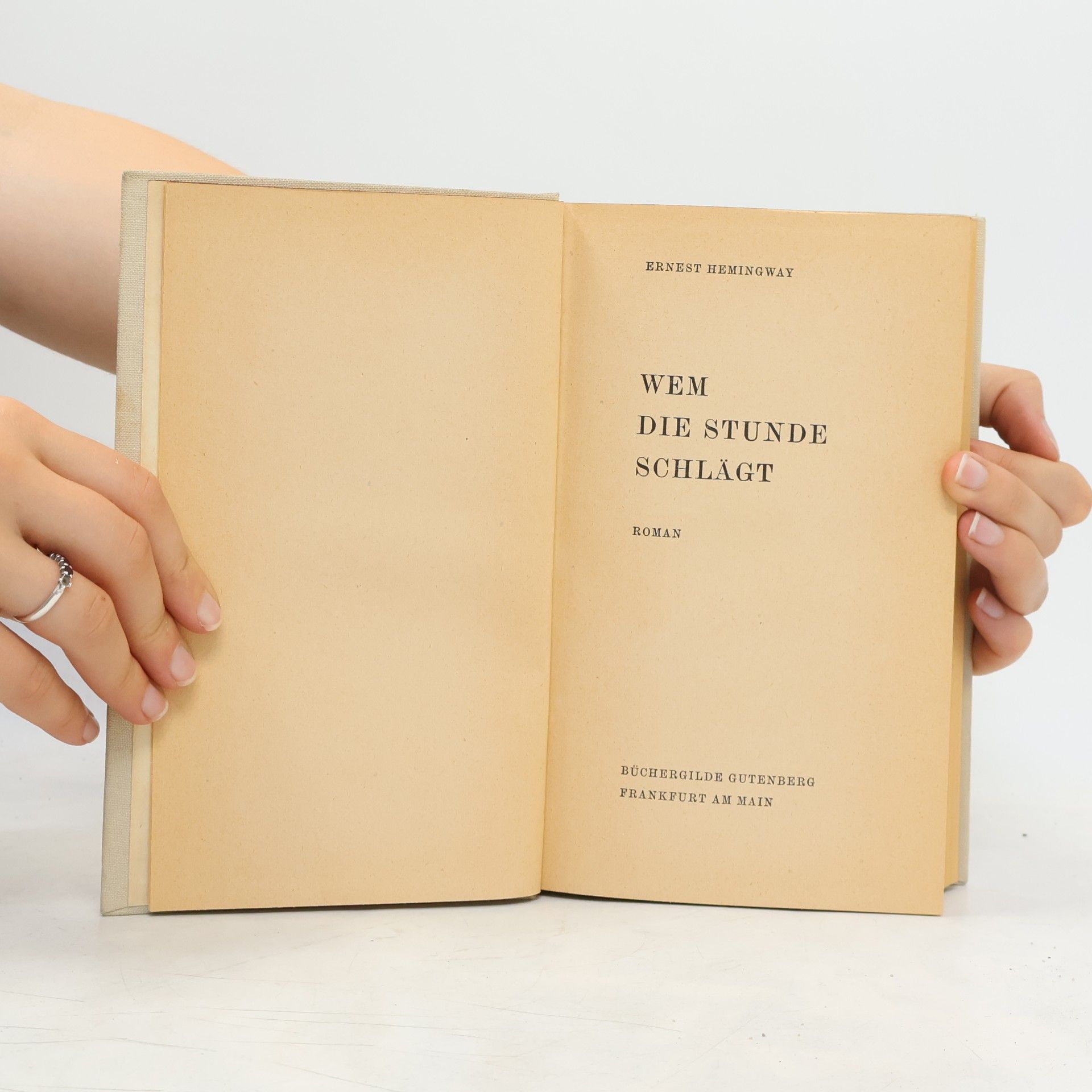 Ernest Hemingway Wem die Stunde schlägt