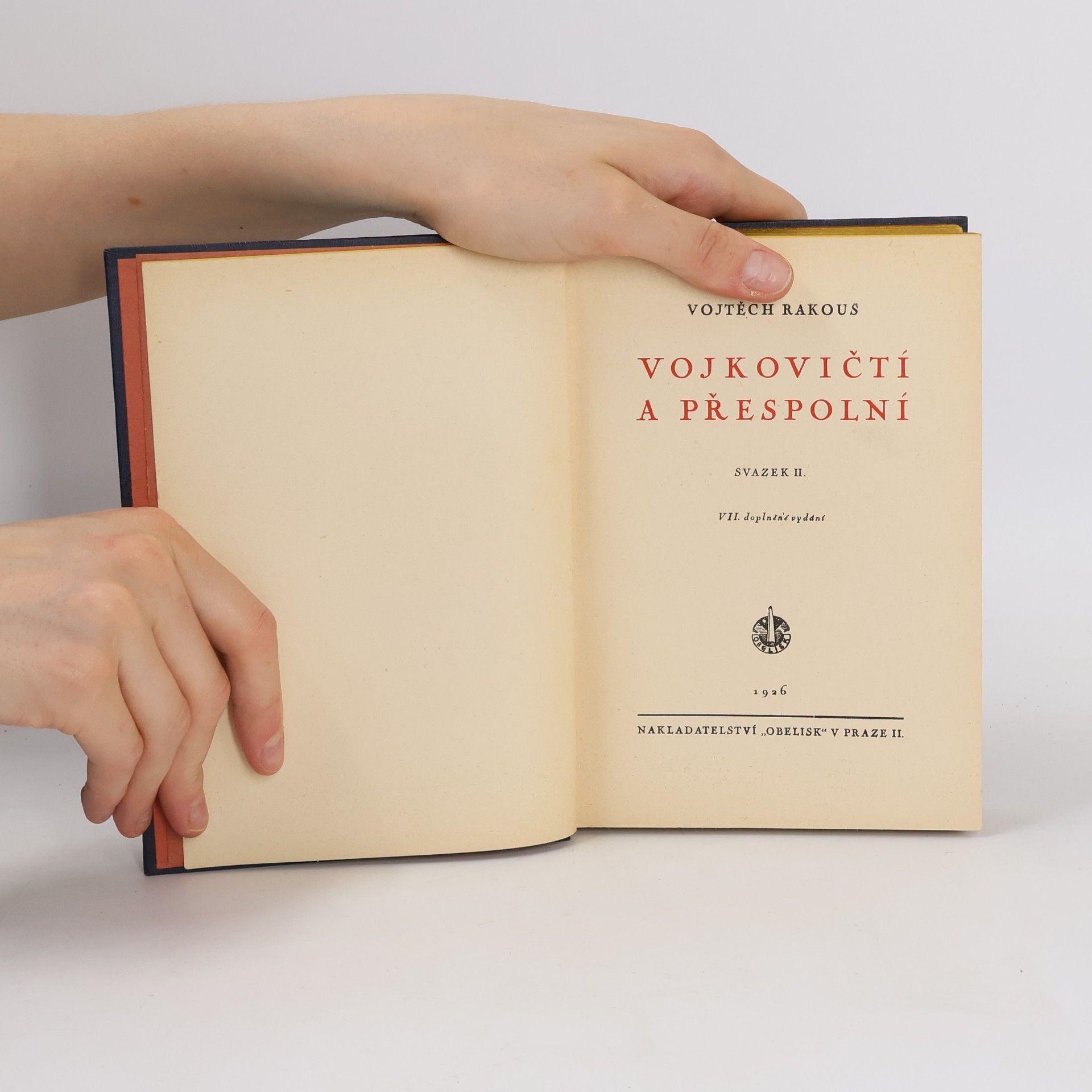 Vojtěch Rakous Modche a Rezi. Vojkovičtí a přespolní sv. II.