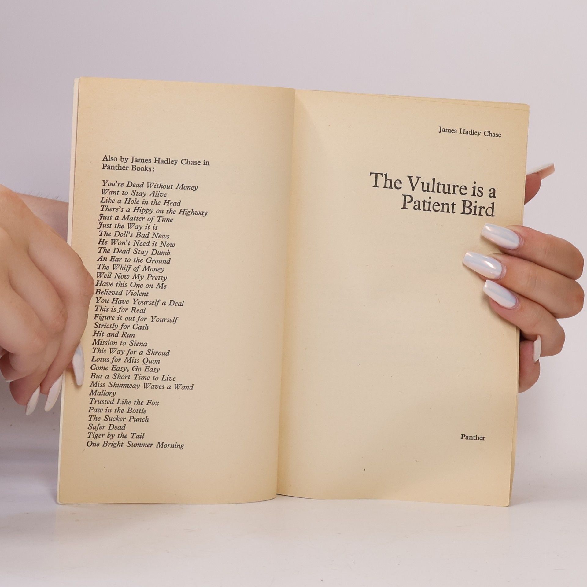 James Hadley Chase The Vulture is a Patient Bird