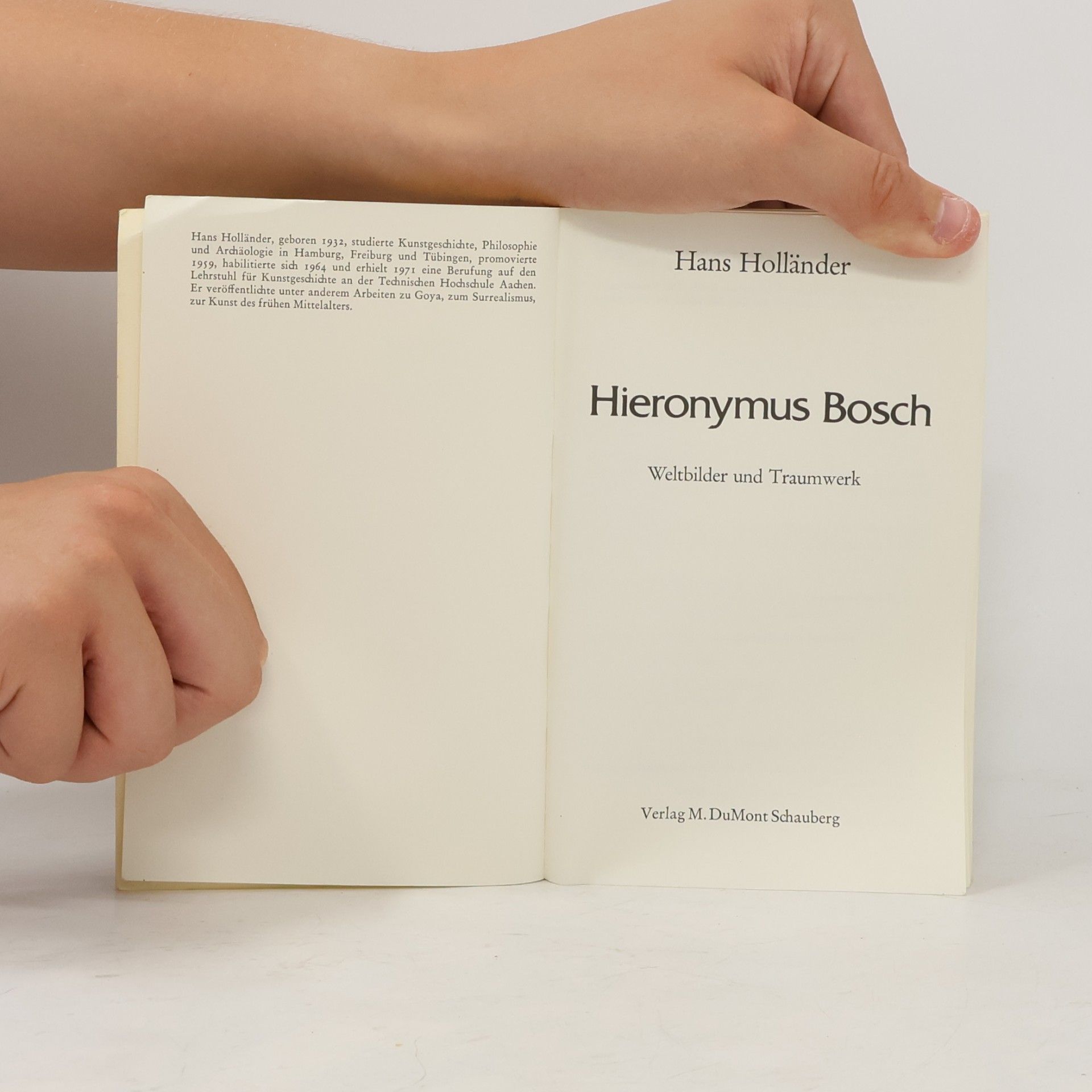 Hans Holländer Hieronymus Bosch
