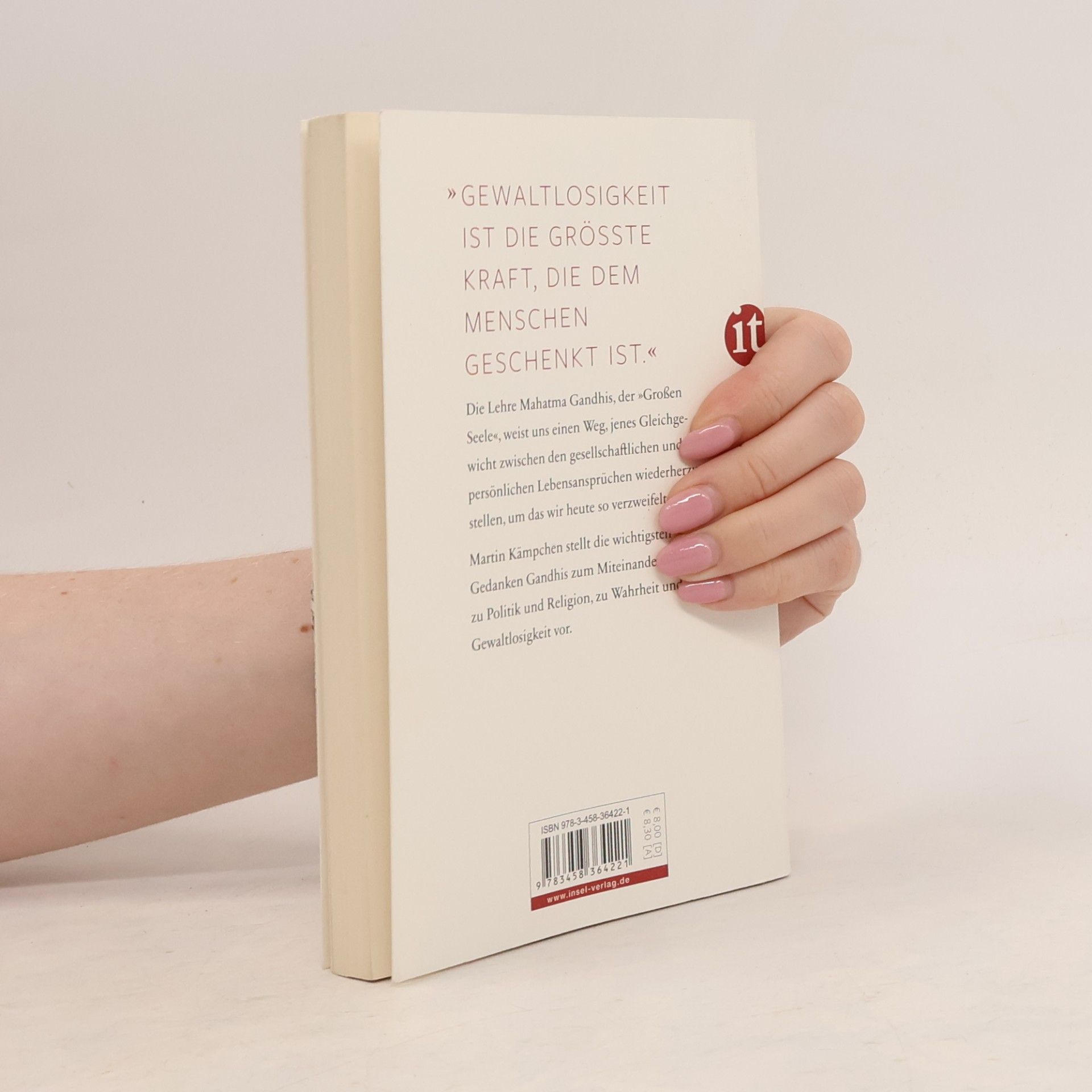 Mahátma Gándhí Insel Taschenbuch: Die große Seele - Die Weisheit des Mahatma Gandhi
