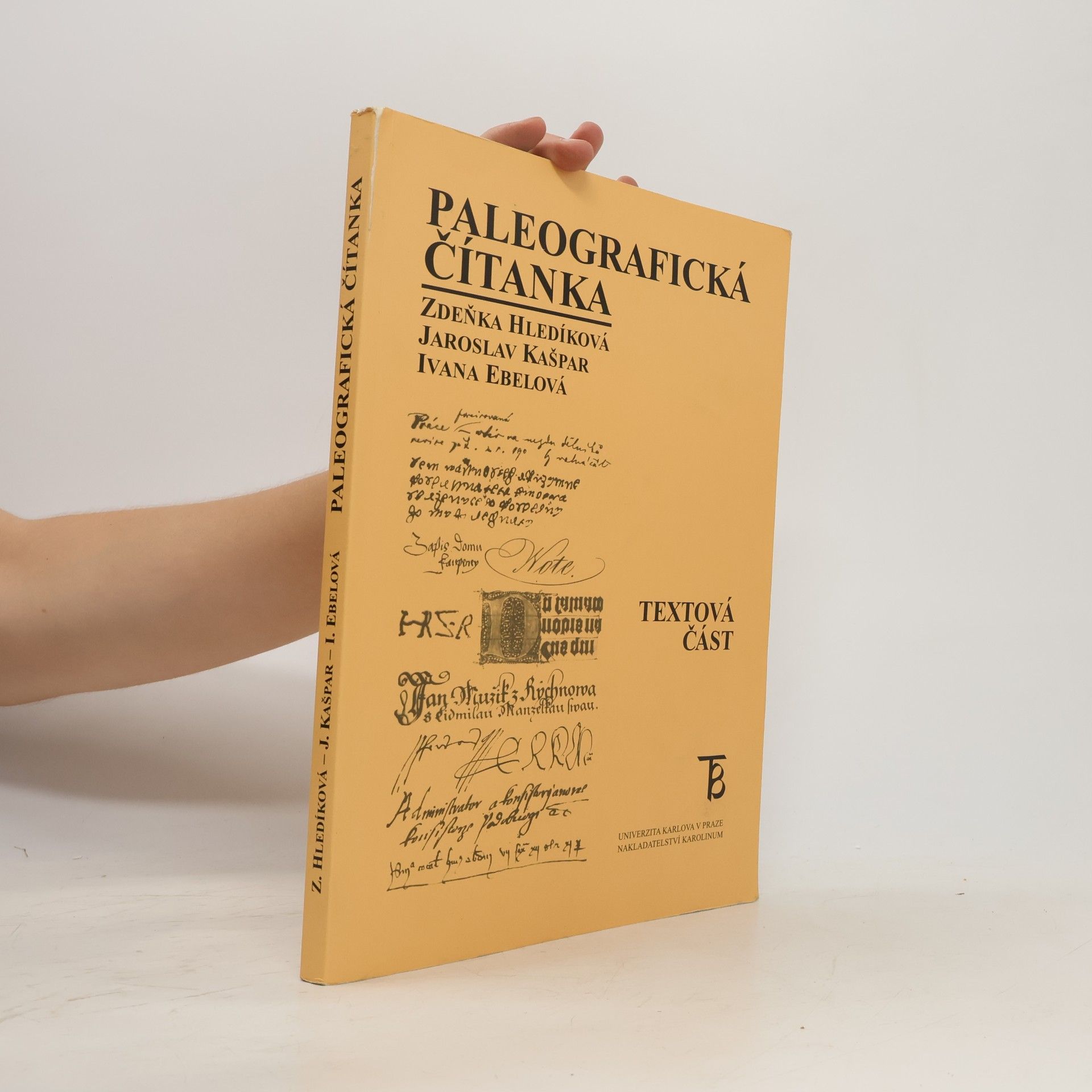 Zdeňka Hledíková Paleografická čítanka. Textová část