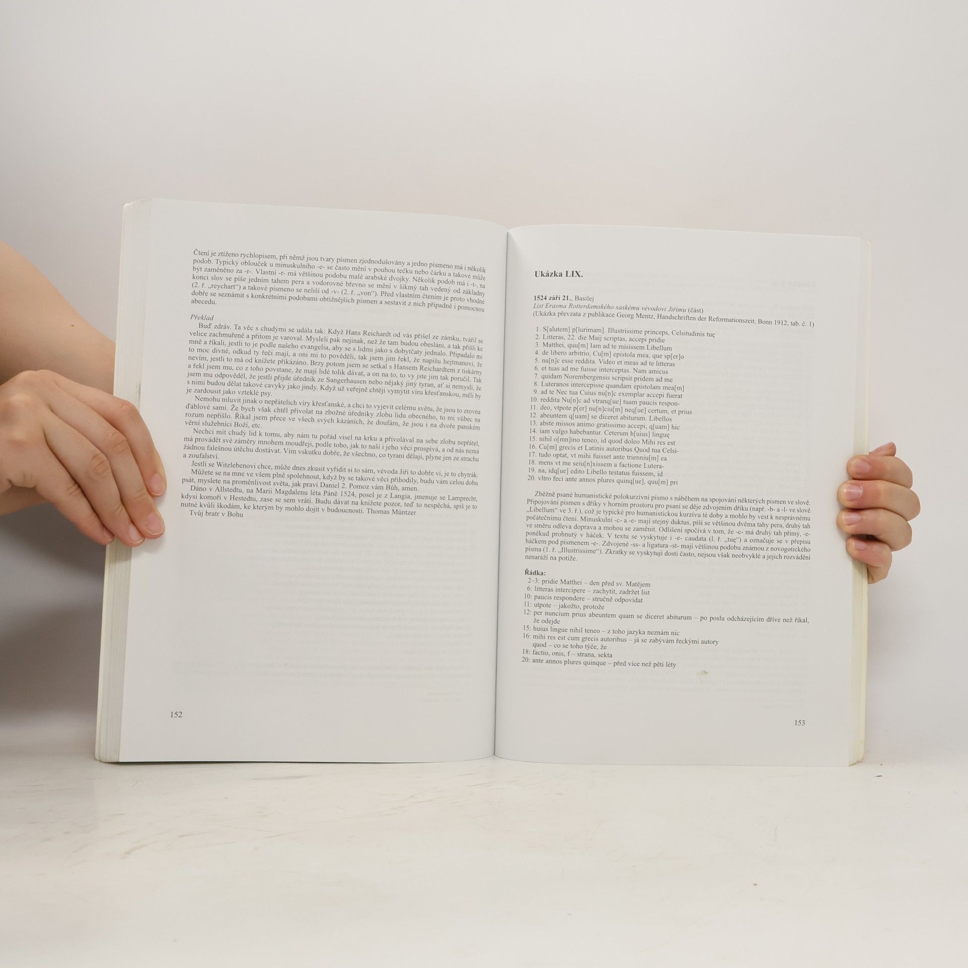 Zdeňka Hledíková Paleografická čítanka. Textová část