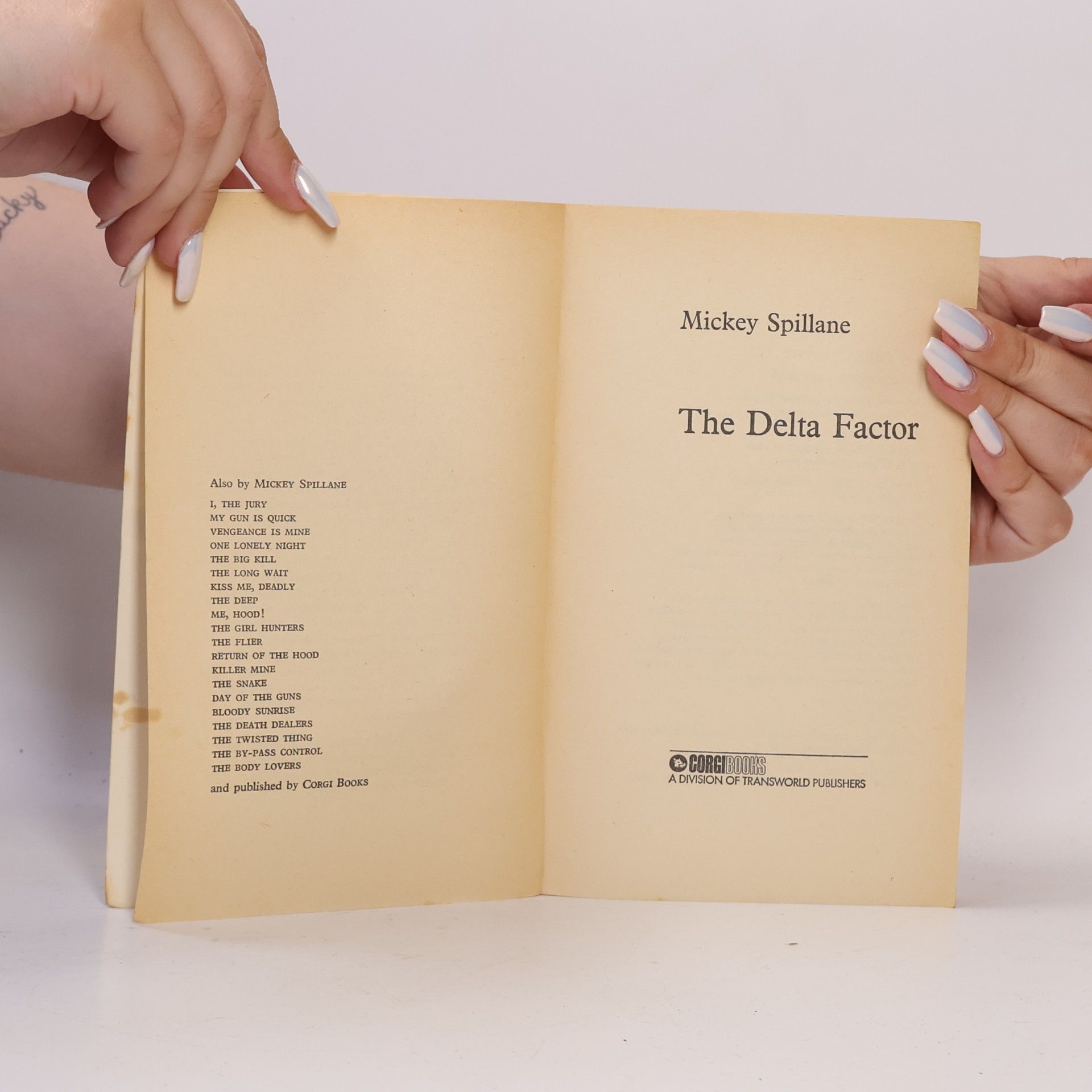 Mickey Spillane The Delta Factor