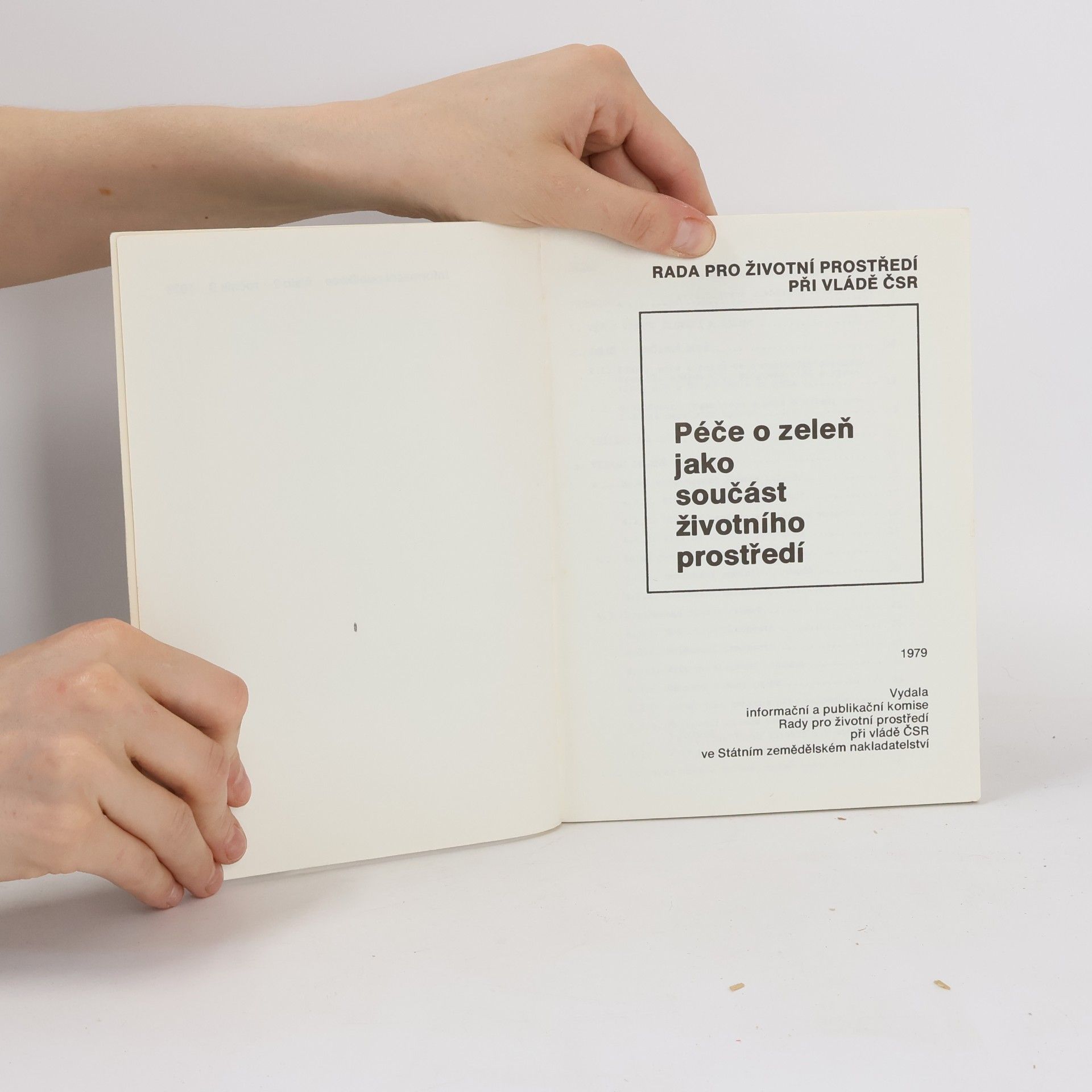 AA.VV. Péče o zeleň jako součást životního prostředí 2/1979