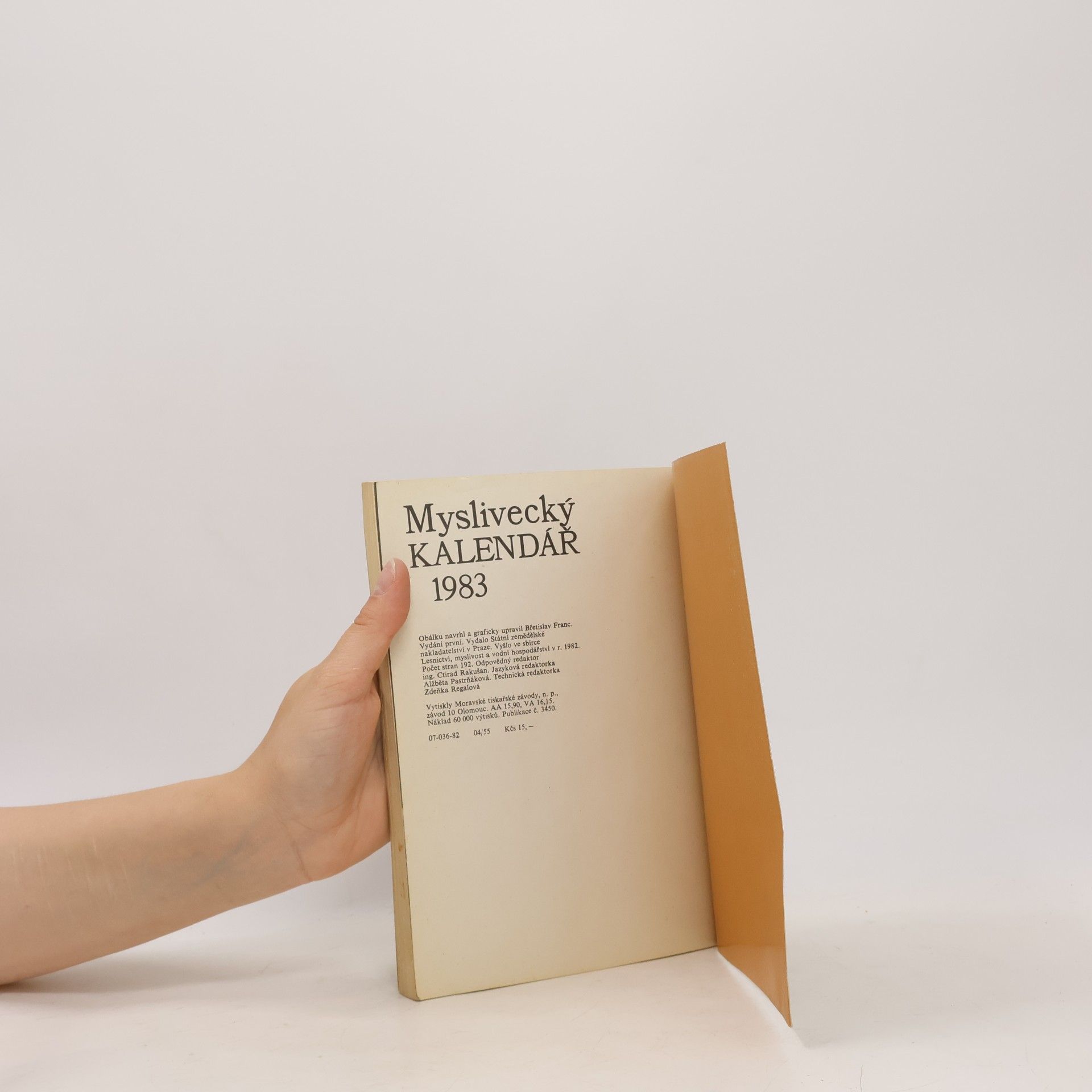Collectif d'auteurs Myslivecký kalendář 1983