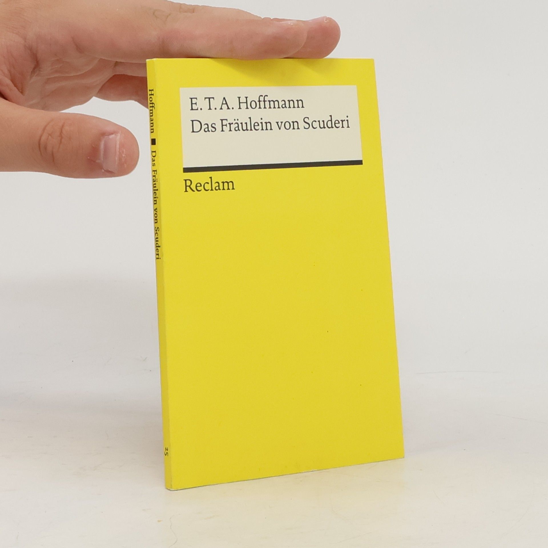E. T. A. Hoffmann Das Fräulein von Scuderi
