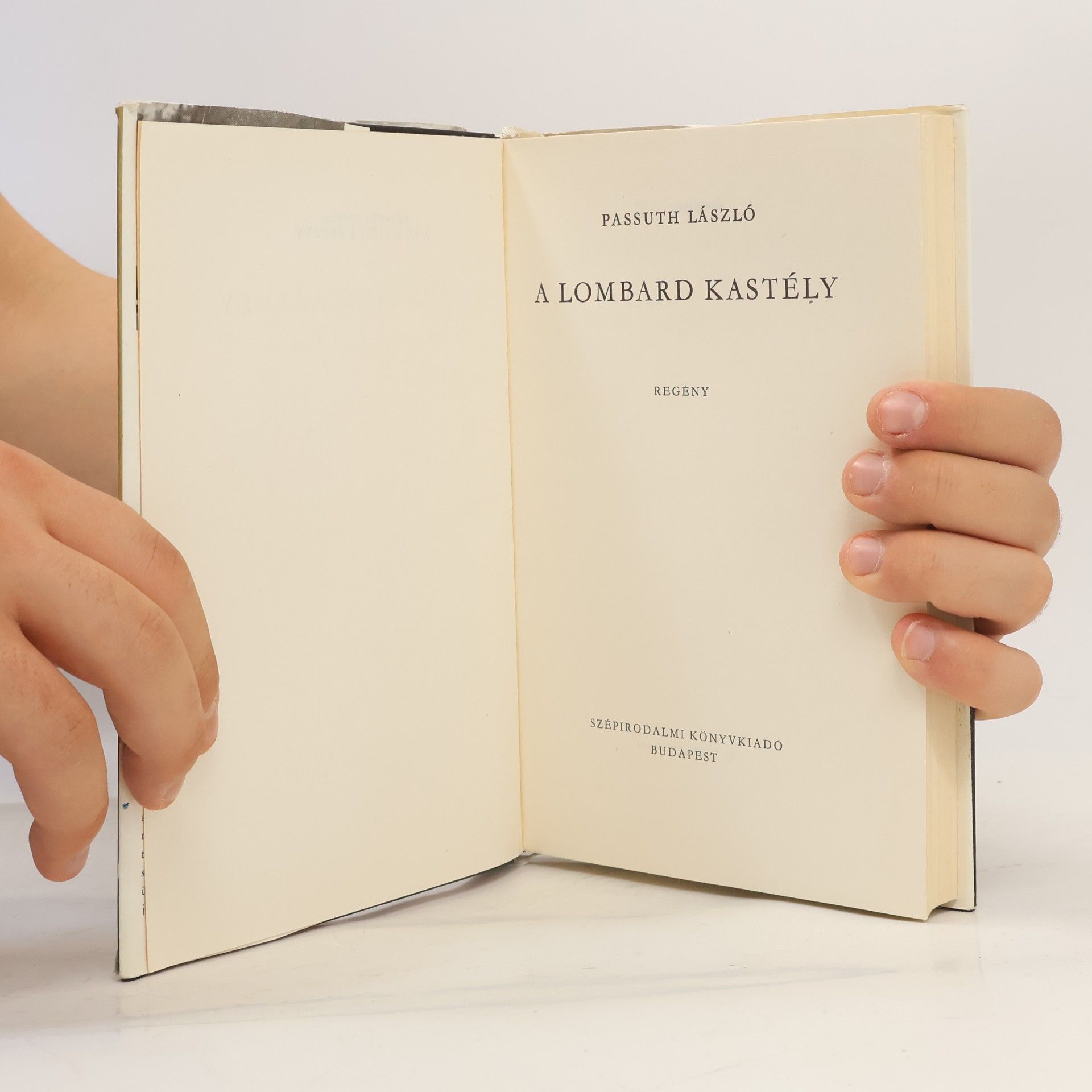 László Passuth A lombard kastély