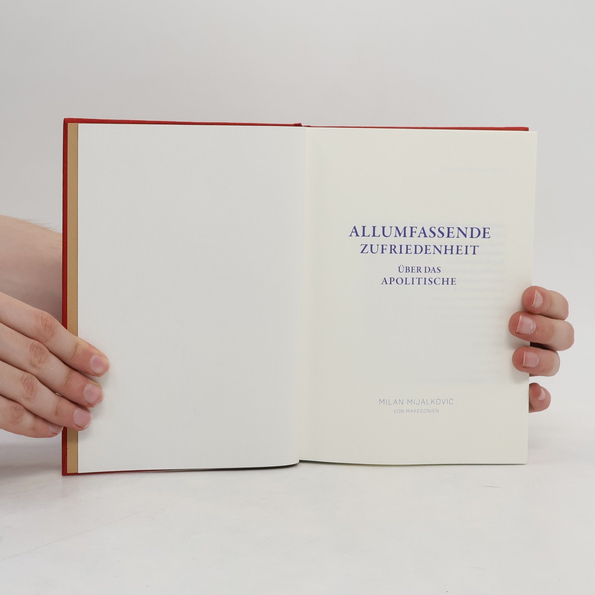 Milan Mijalkovic Allumfassende Zufriedenheit